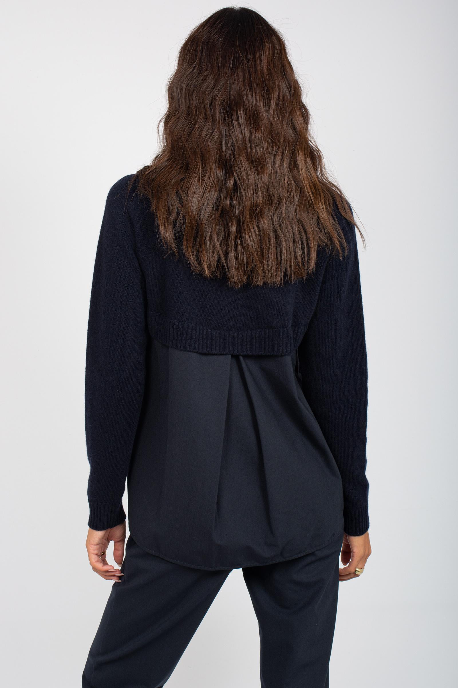 polo oversize in lana 'acantha' Y5WG21 K92 SEMICOUTURE 