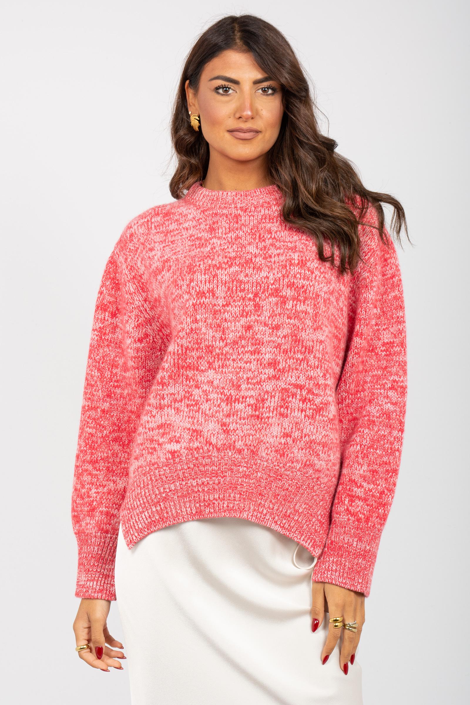 girocollo oversize in lana melange 0225K1001 28 3311 