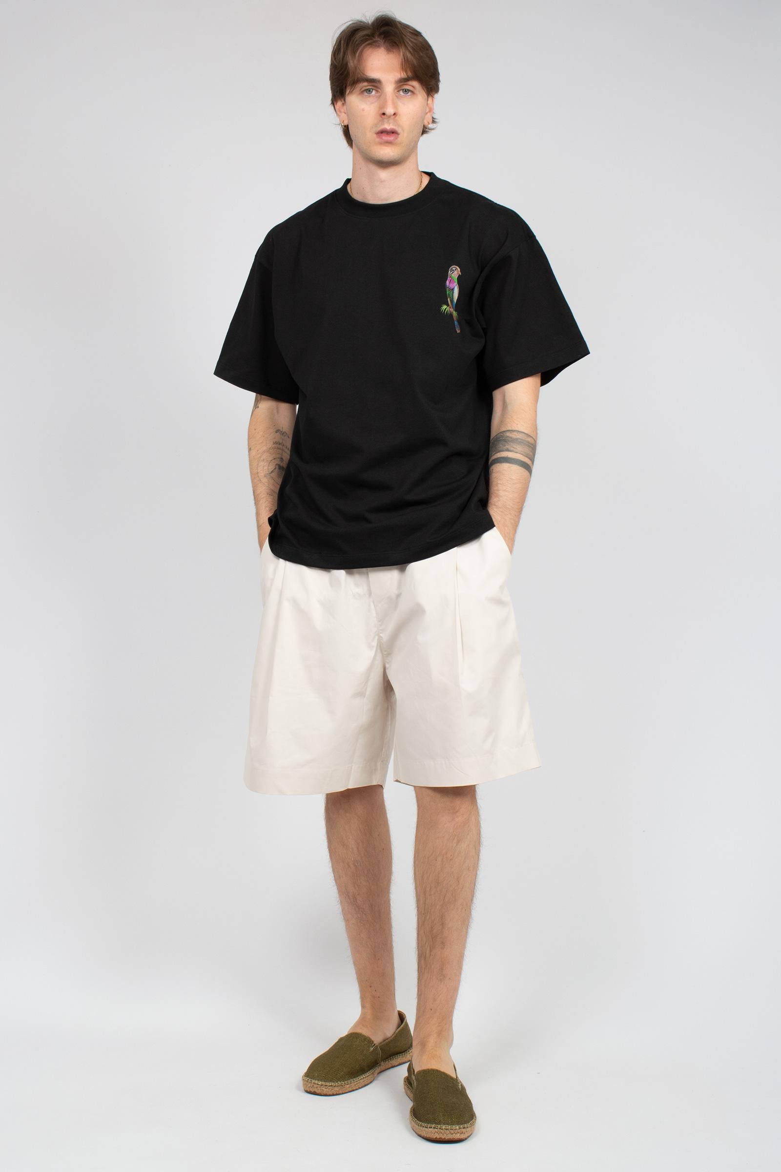shorts in popeline di cotone S6PKMABE005 013 A PAPER KID 