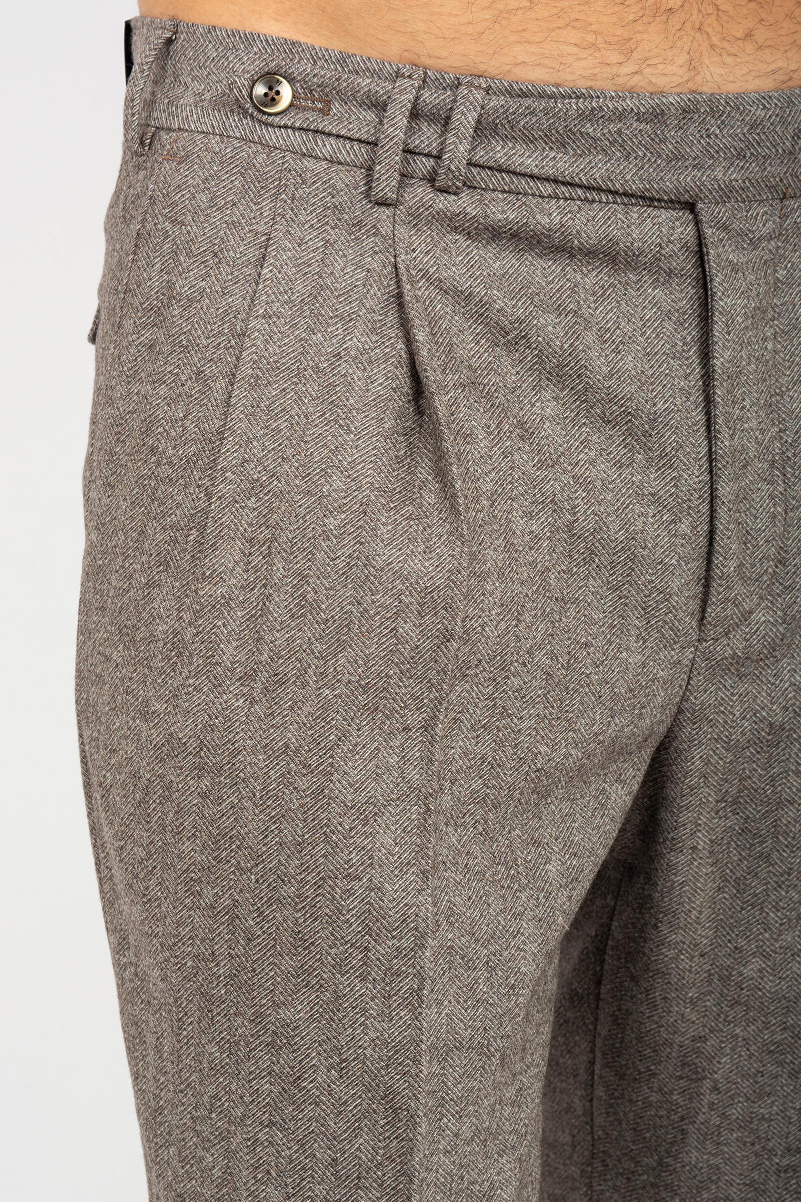 pantalone in misto lana 'carrot' COZFCLZB0CL1 TO020140 PT TORINO 