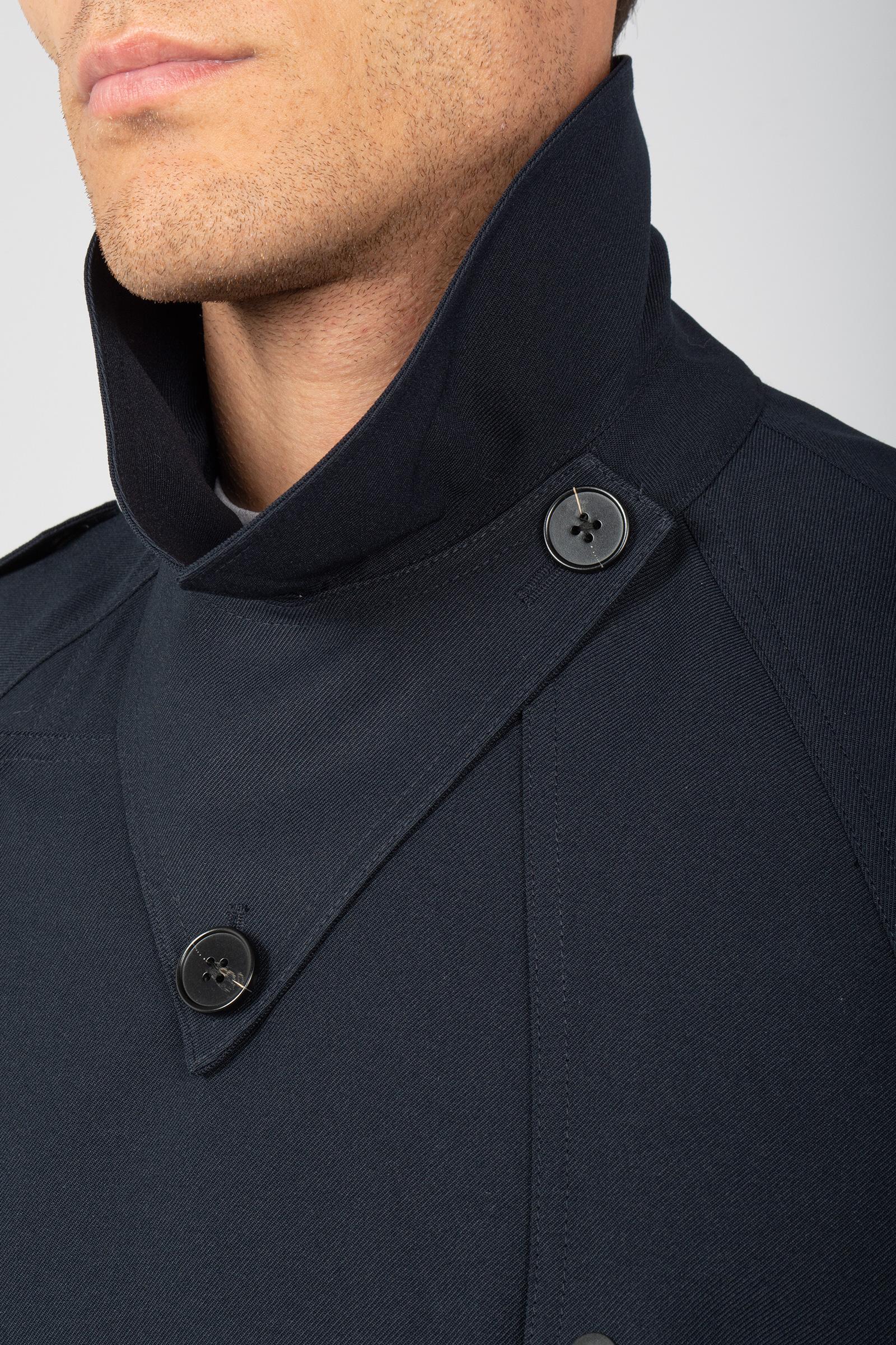 trench in drill di lana tecnica 'luca' B51PXLUCADSU 205 PALTO' 