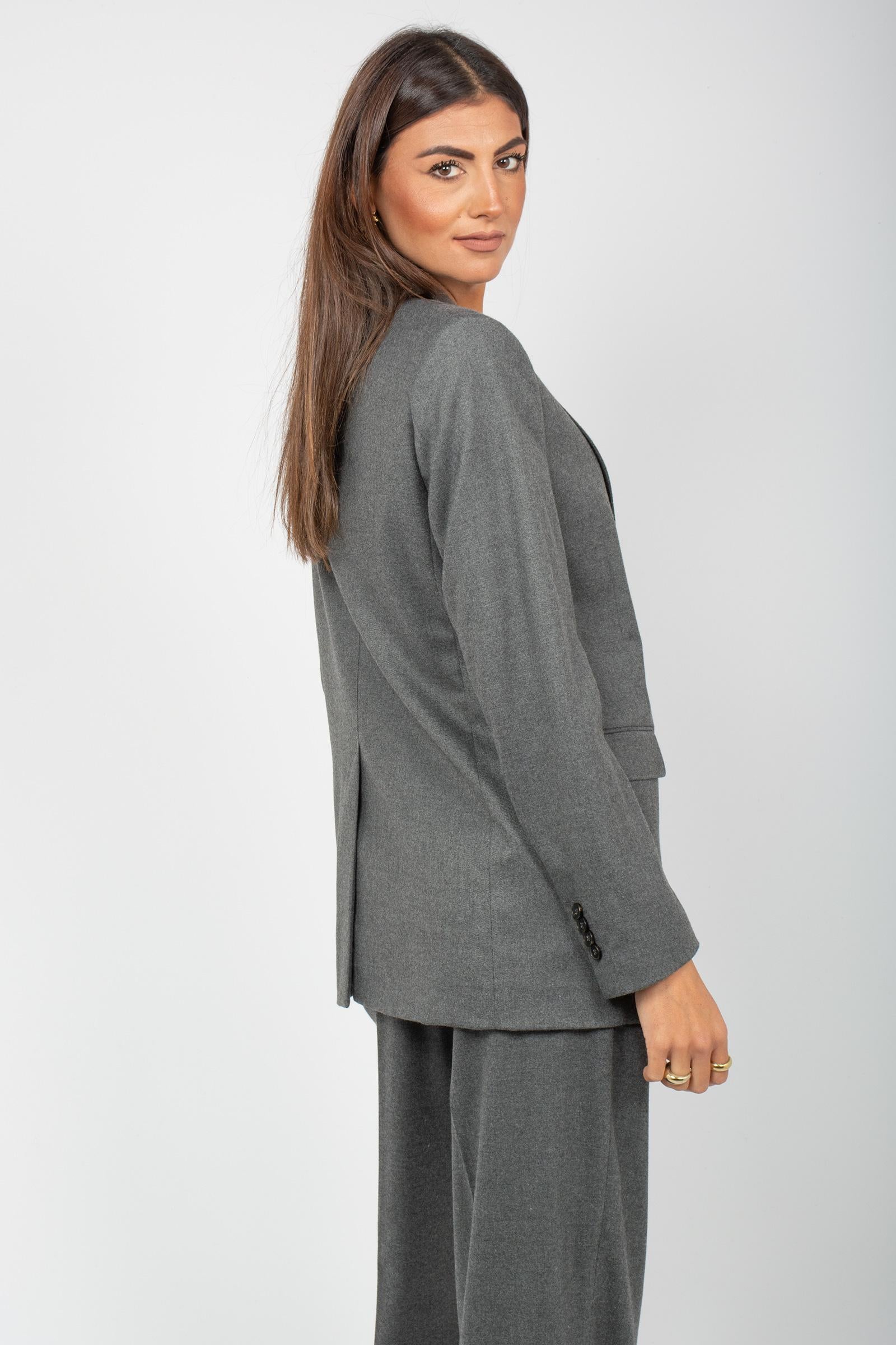 giacca in flanella di misto lana GI091610540261 922 SEVENTY 