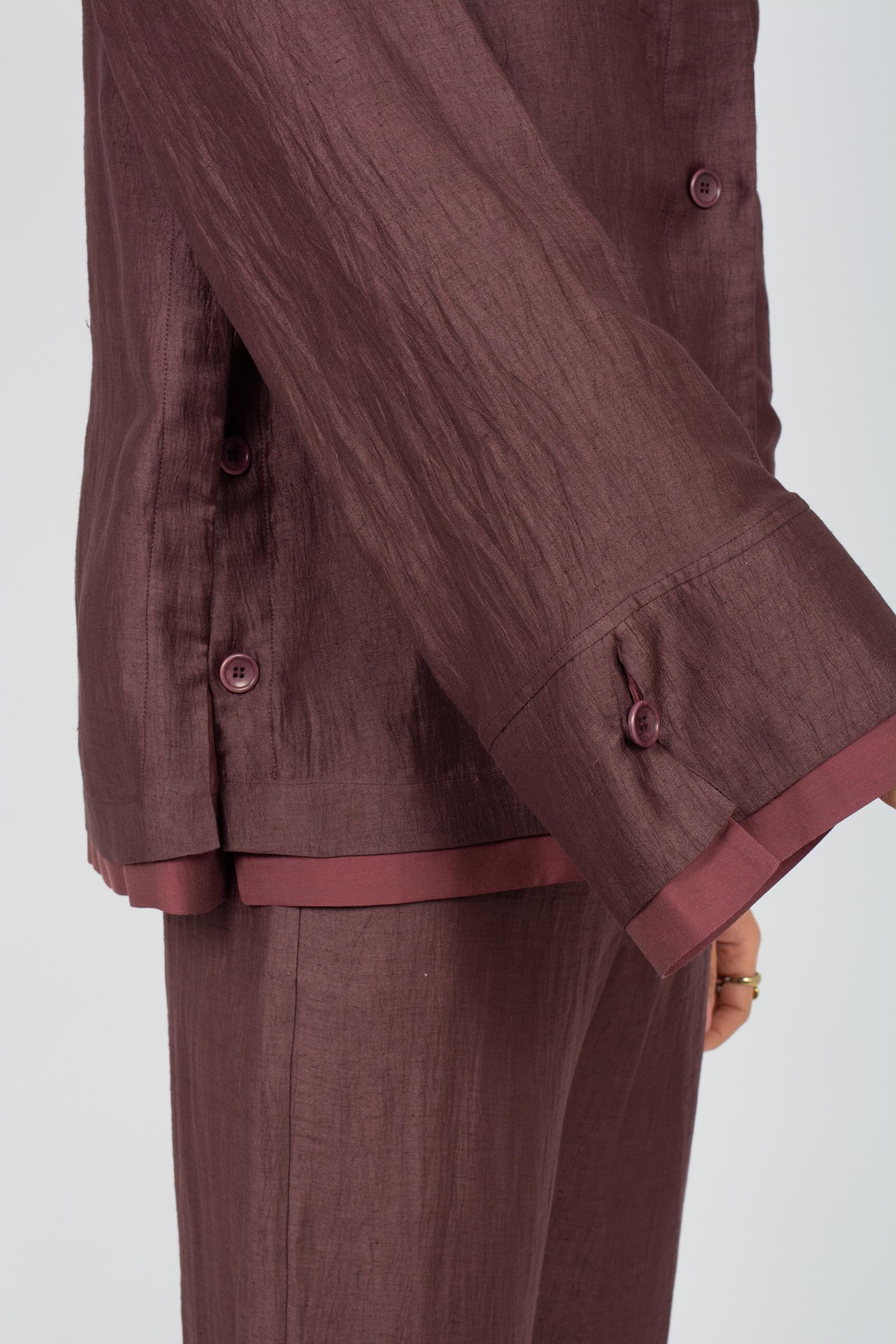 camicia oversize in misto cotone VAKEO399 1369 HANAMI D'OR 