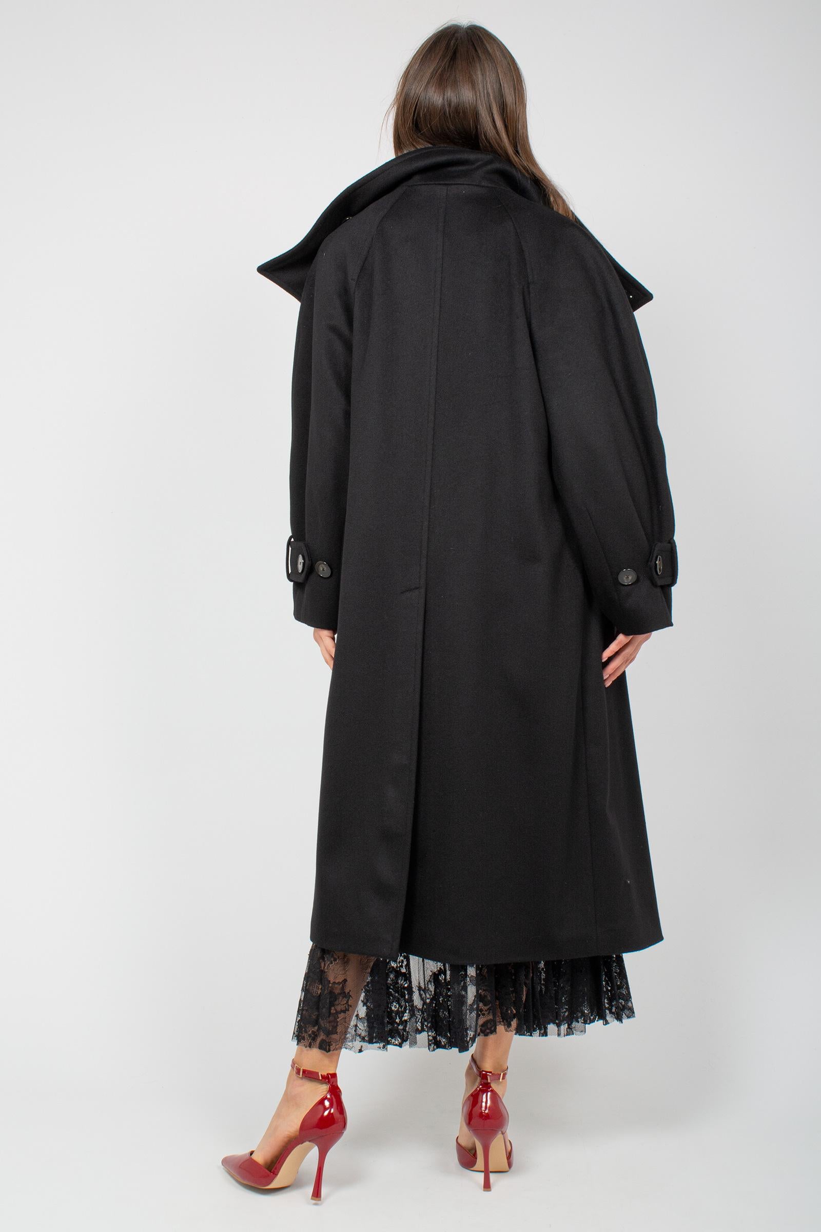 cappotto collo alto in panno di lana 4600265307 9224 TARDIA 