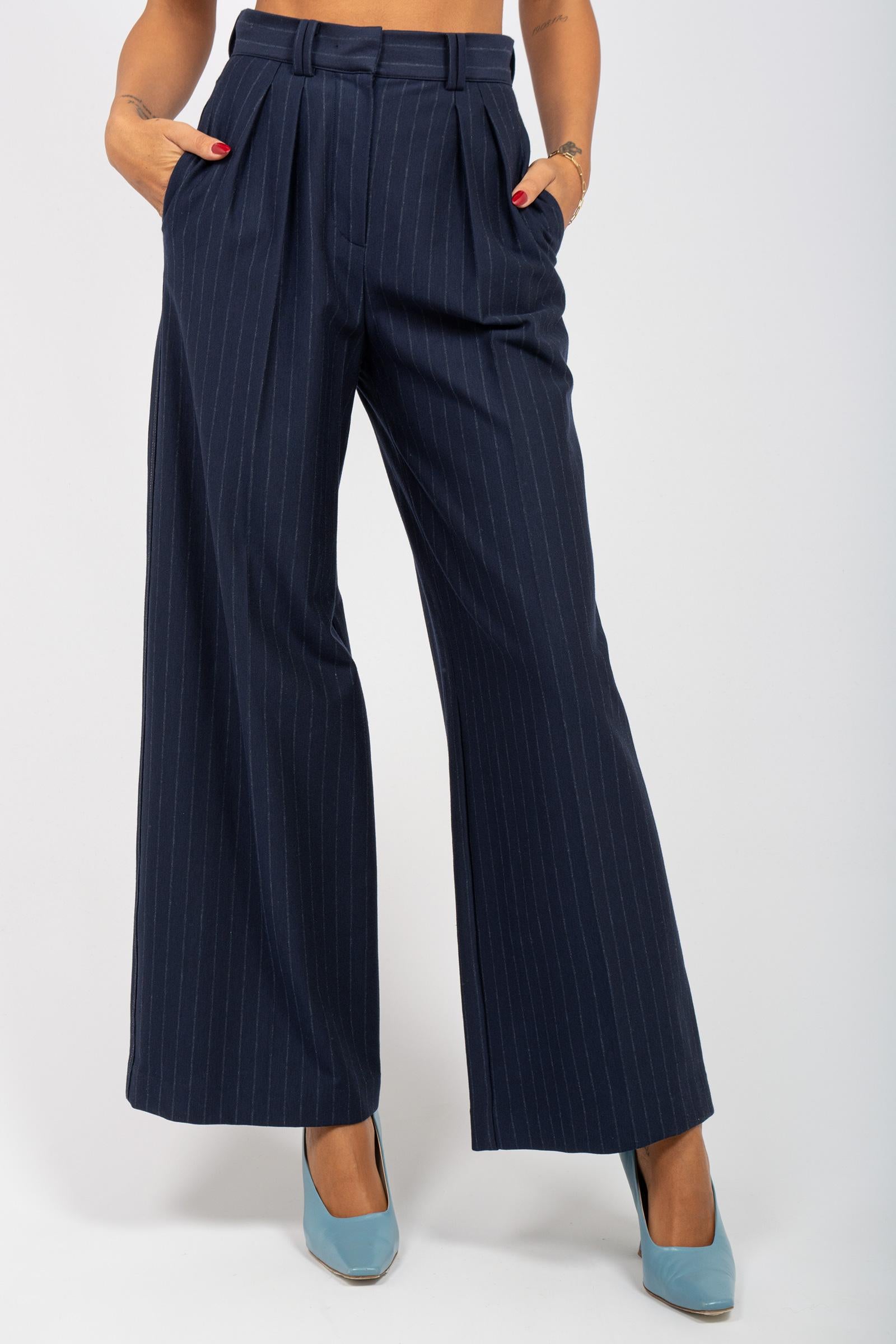 Pantalone in misto viscosa 'gela' 2526786037000 001 MM - MAX MARA 