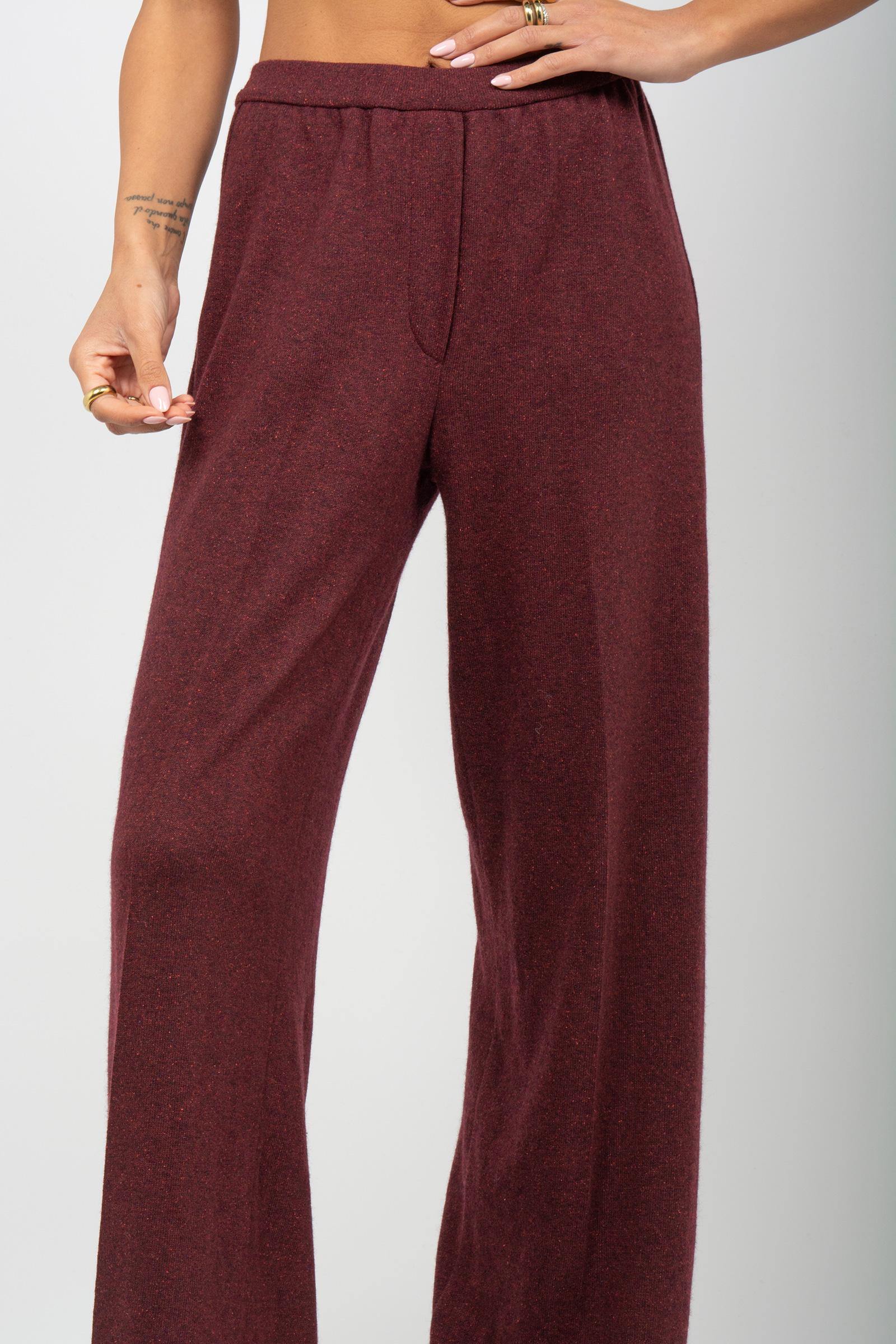 pantalone in misto lana e seta 46186 8246 LE TRICOT - Perugia 