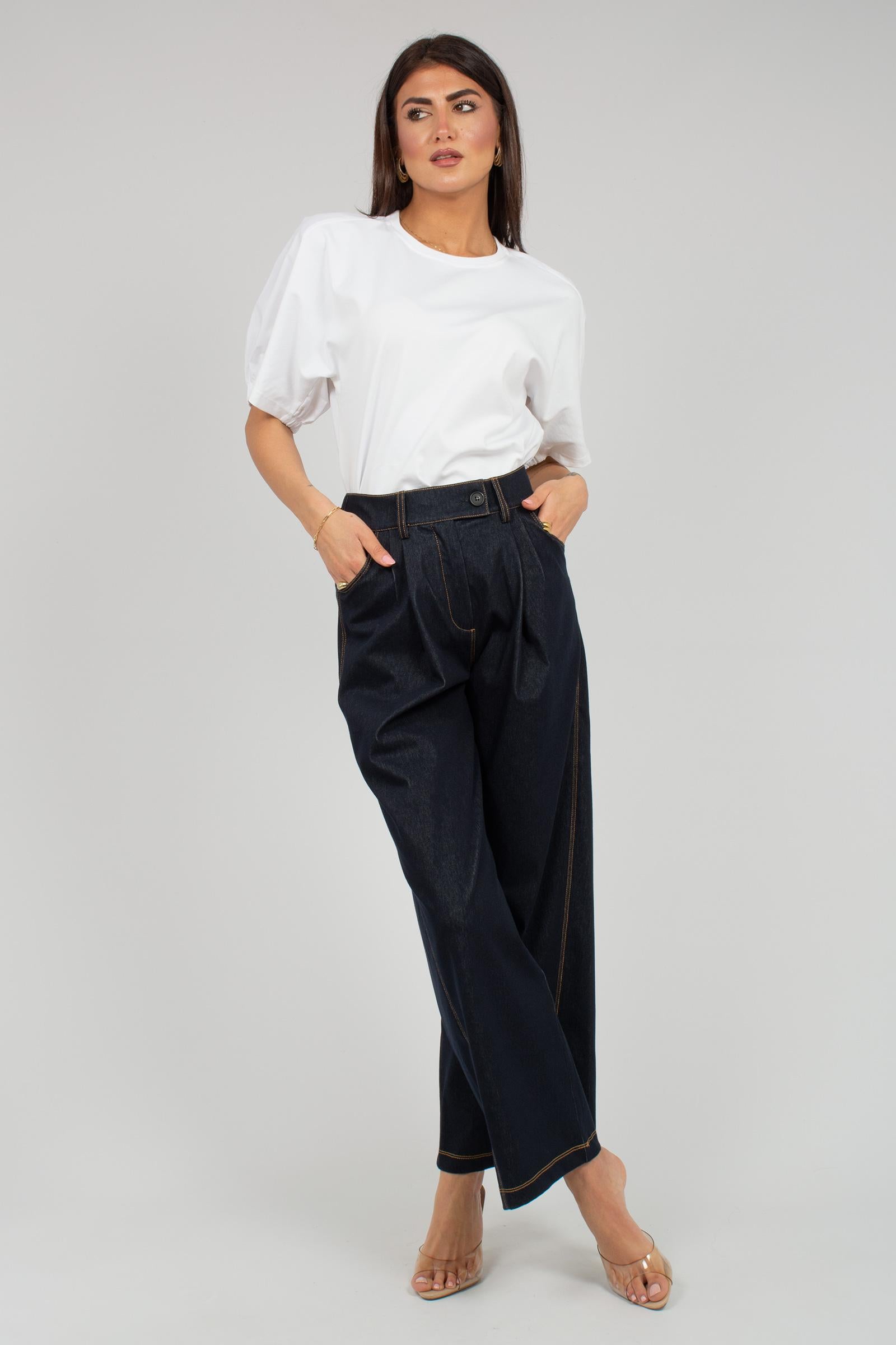 pantalone in misto viscosa 'sarta' 2616781017600 003 MM - MAX MARA 