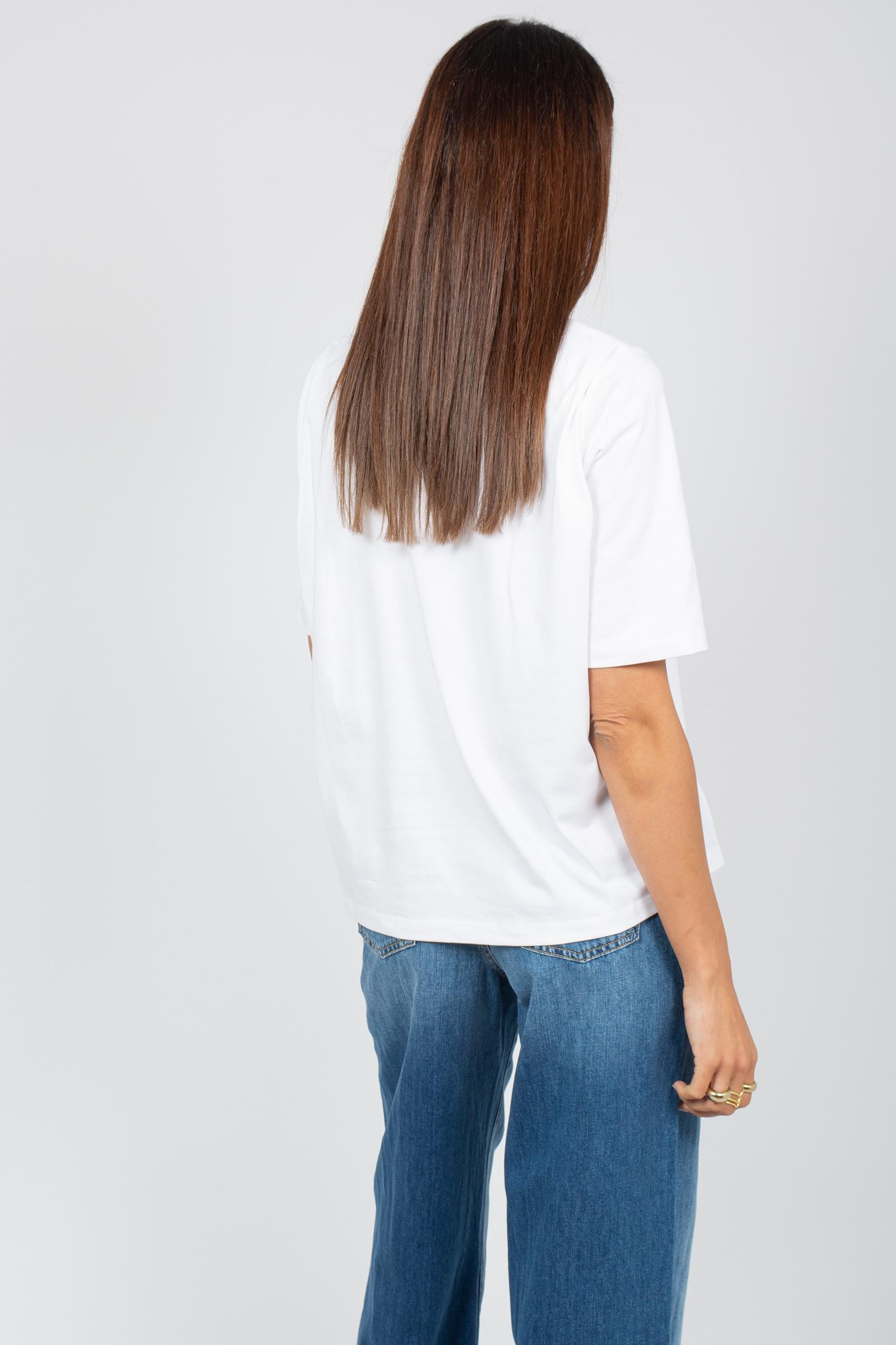 t-shirt in cotone 'pauline' CNTJ02 A01 SEMICOUTURE 