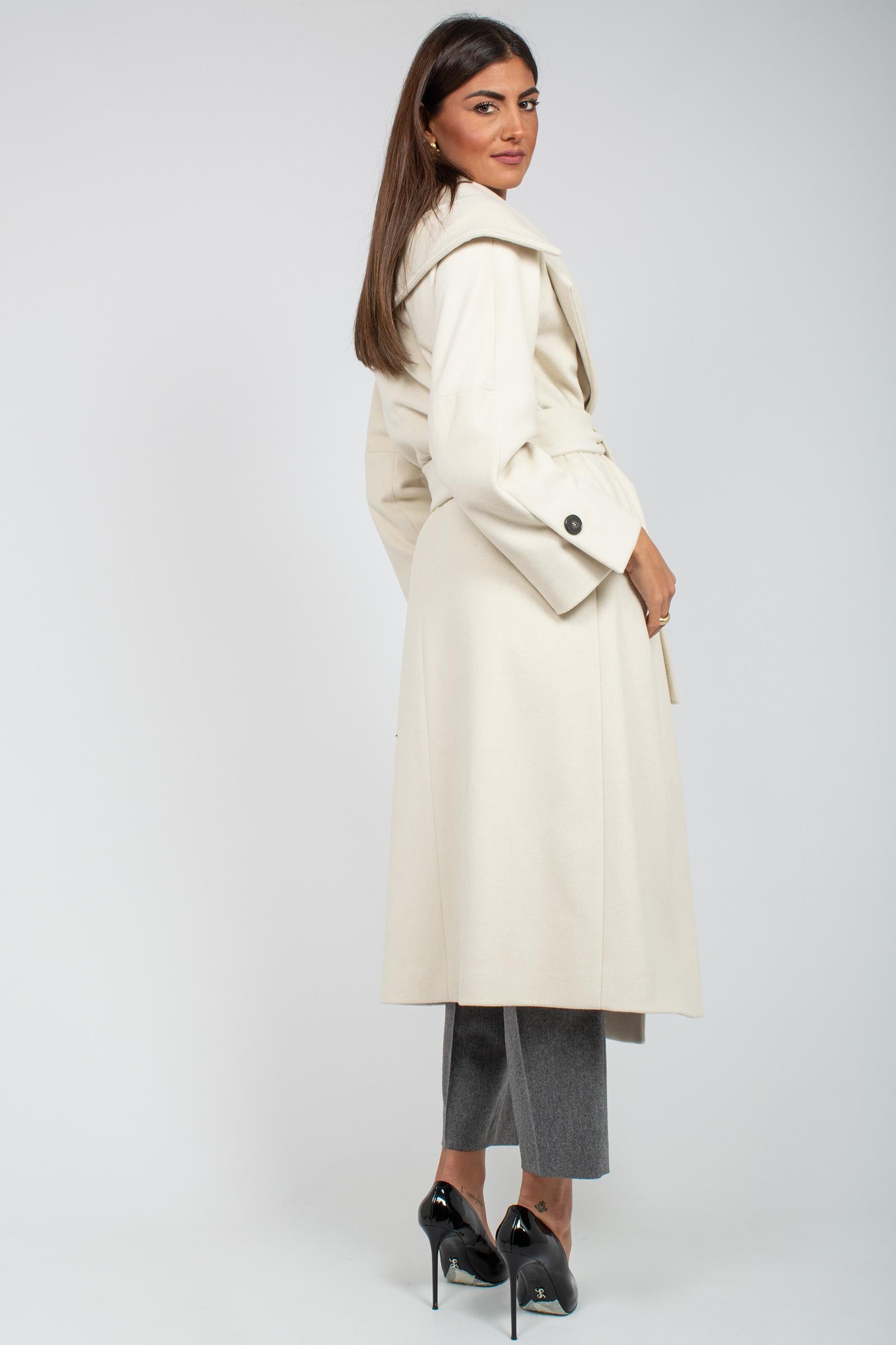 cappotto collo ampio in lana vergine 4600264337 9263 TARDIA 