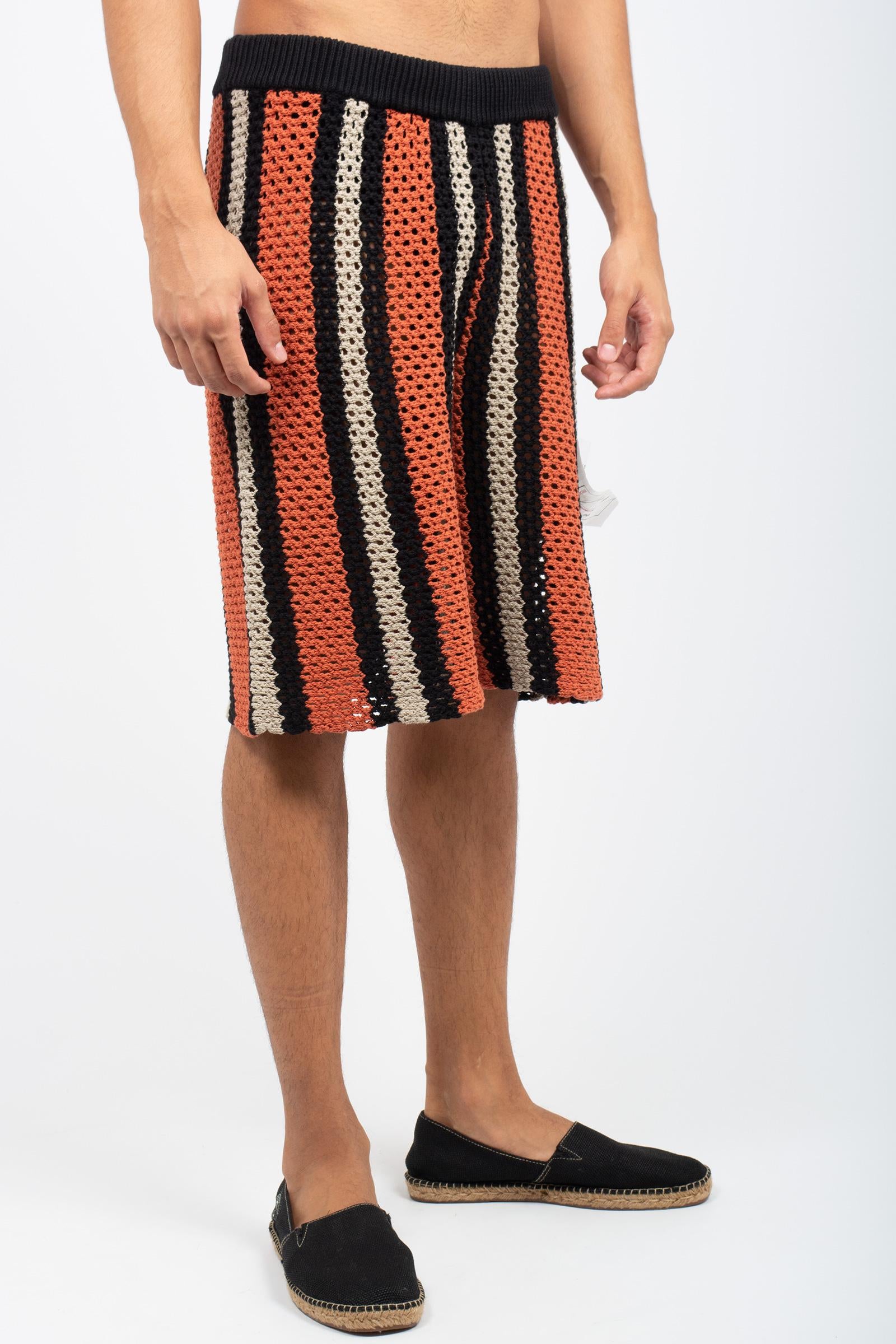 pantalone corto in filo B9D0047D MULTI AMARANTO 