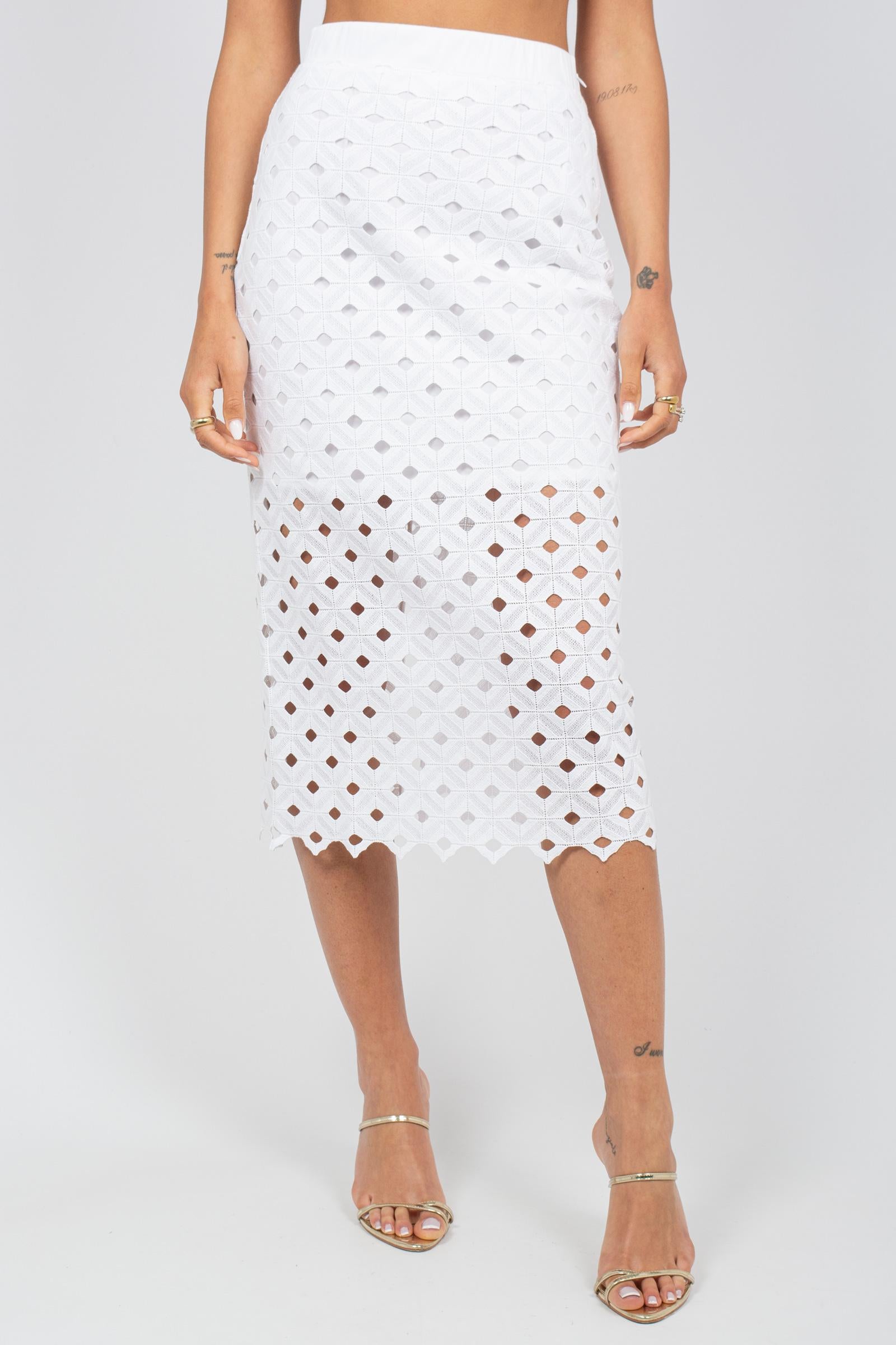 gonna in popeline e sangallo 'zorro' 2616771029600 001 MAXMARA BEACHWARE 