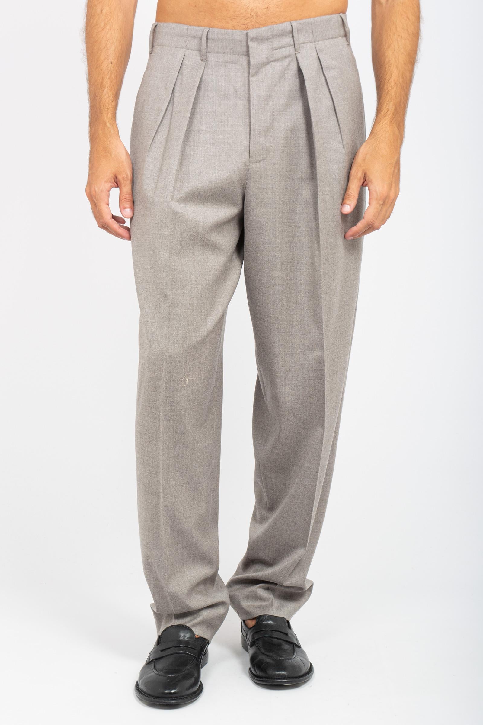 pantalone in misto lana 'wide' COCOAFAFZB0FWD CM130040 PT TORINO 