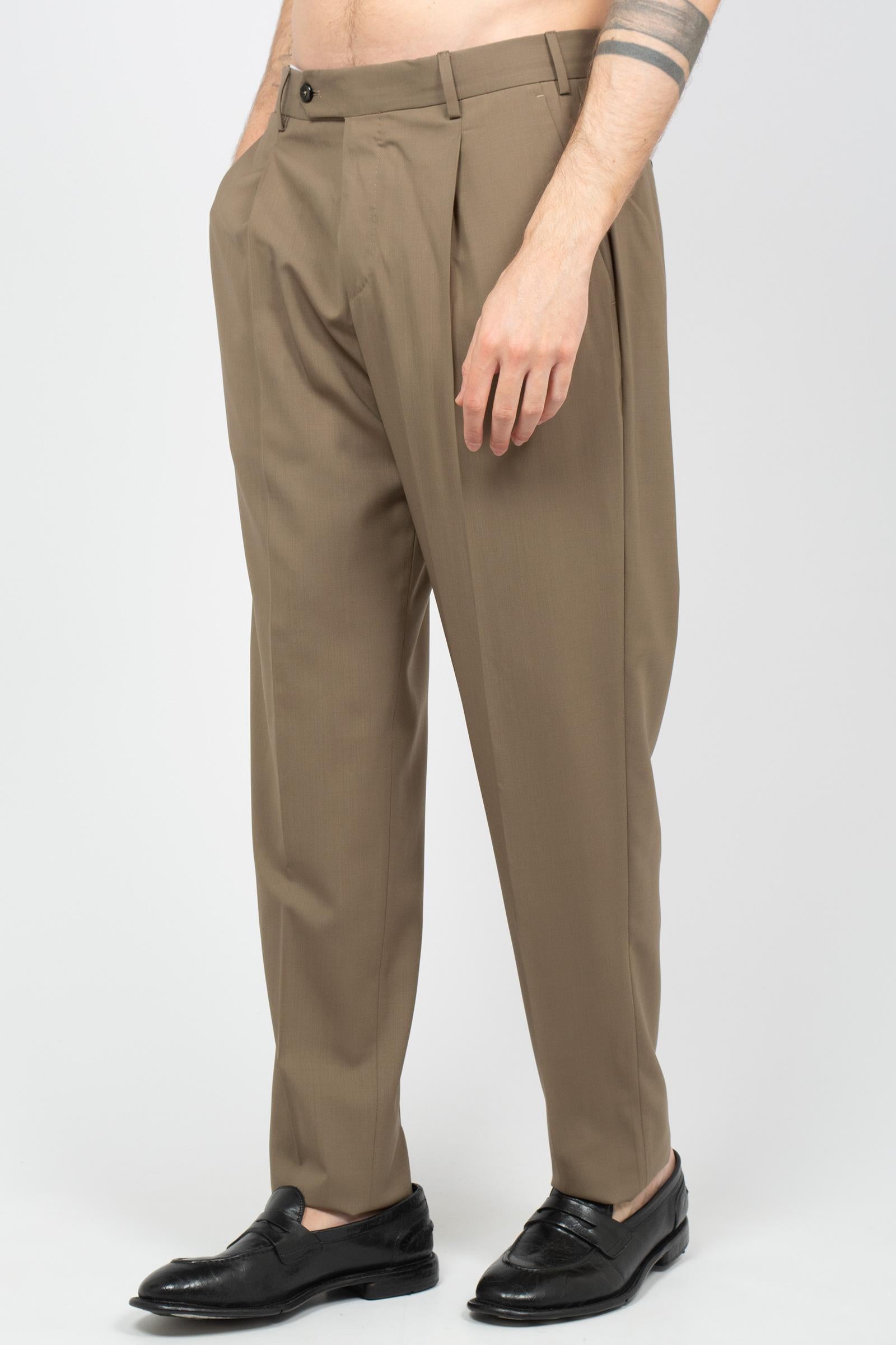 pantalone in lana vergine 'union fit' COZSUFZA0CL1 ZI560130 PT TORINO 