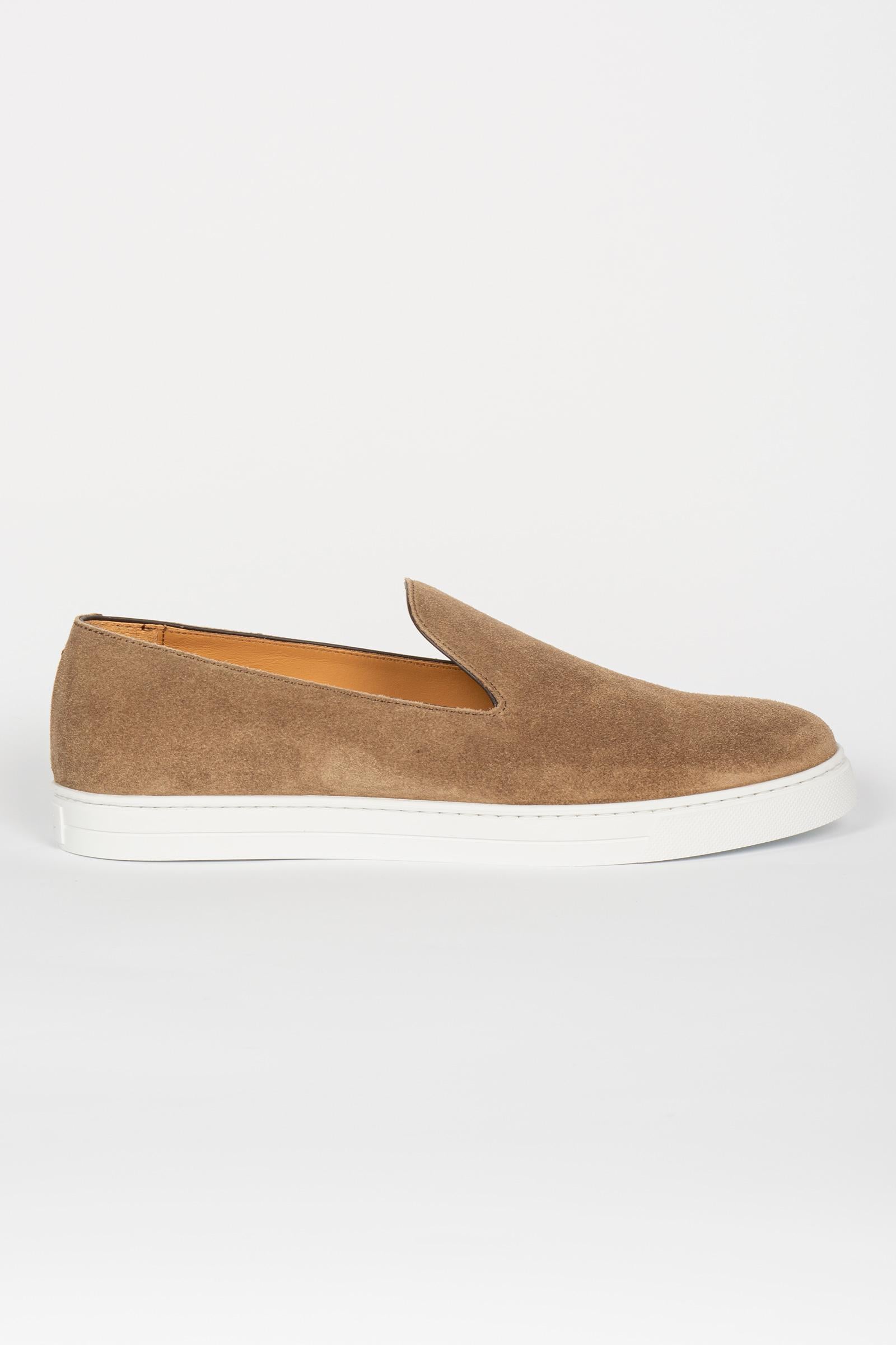 mocassini in suede 29002FLORENCE TABACCO LO.WHITE 