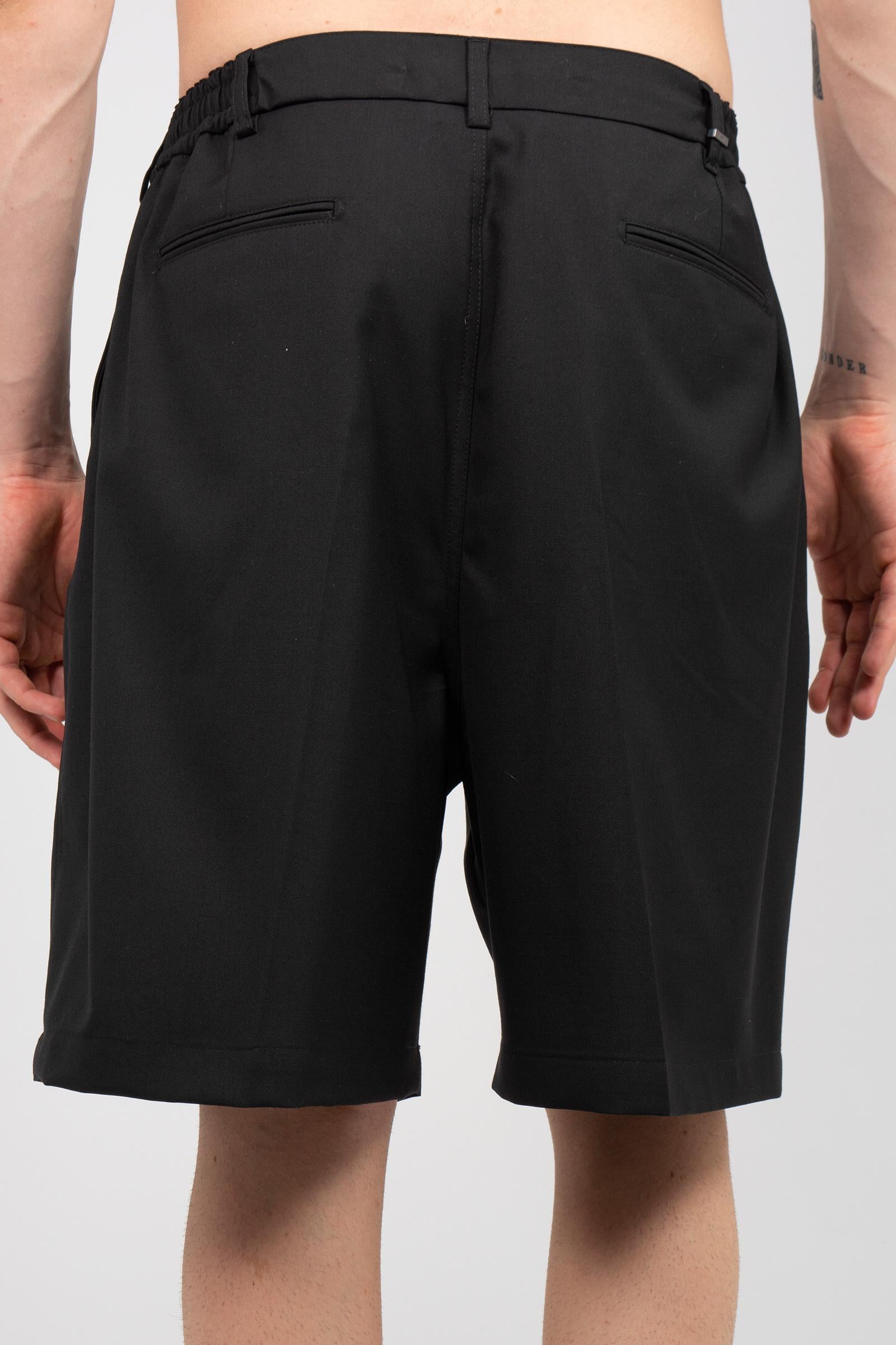 jogger corto in misto cotone 'ryo' RYOSMP26 NERO BE ABLE 