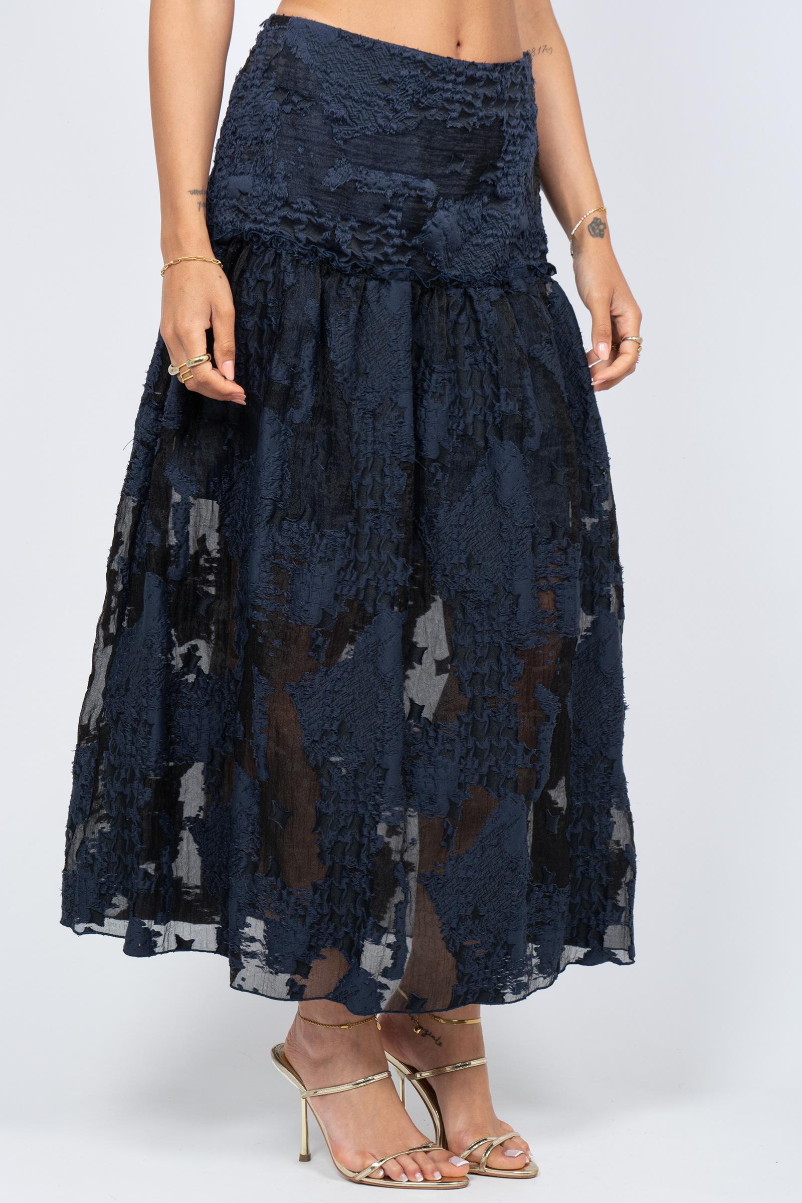 gonna longuette in jacquard VINNY388 1389 HANAMI D'OR 