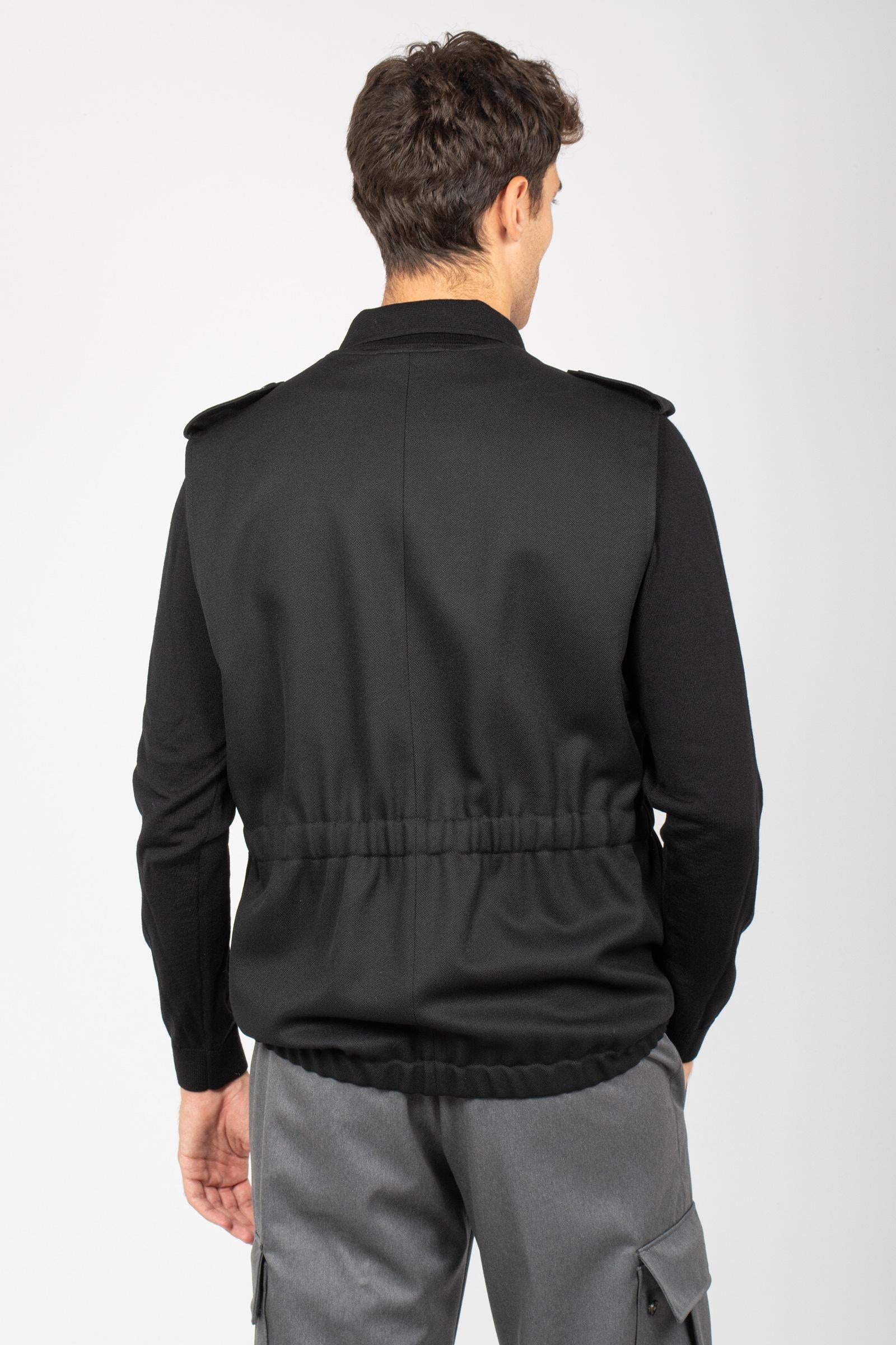 gilet con tasconi in gabardine di lana TL3FGT180TOR SD710990 PT TORINO 