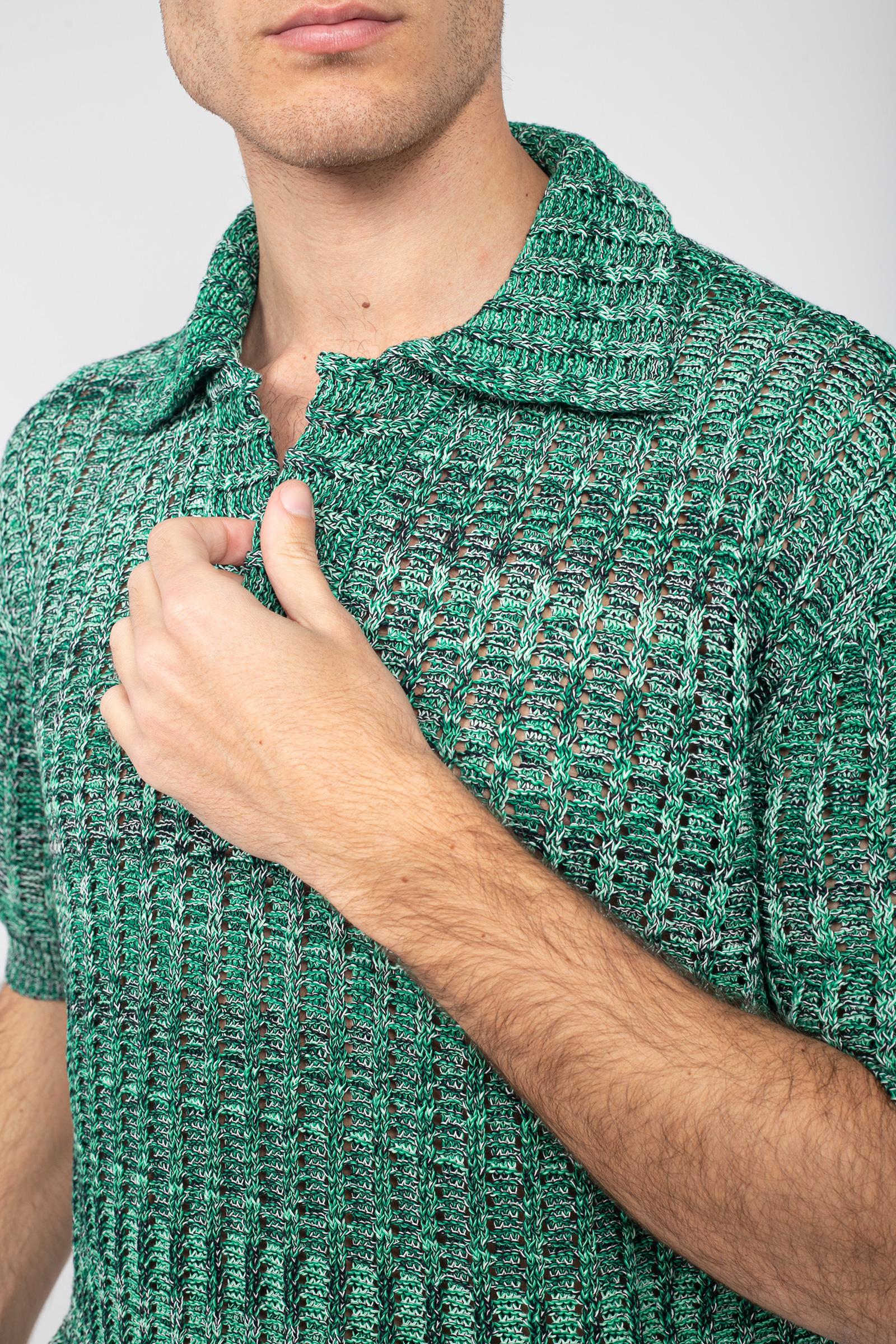 polo in cotone punto muline RB27124 28 ROBERTO COLLINA 