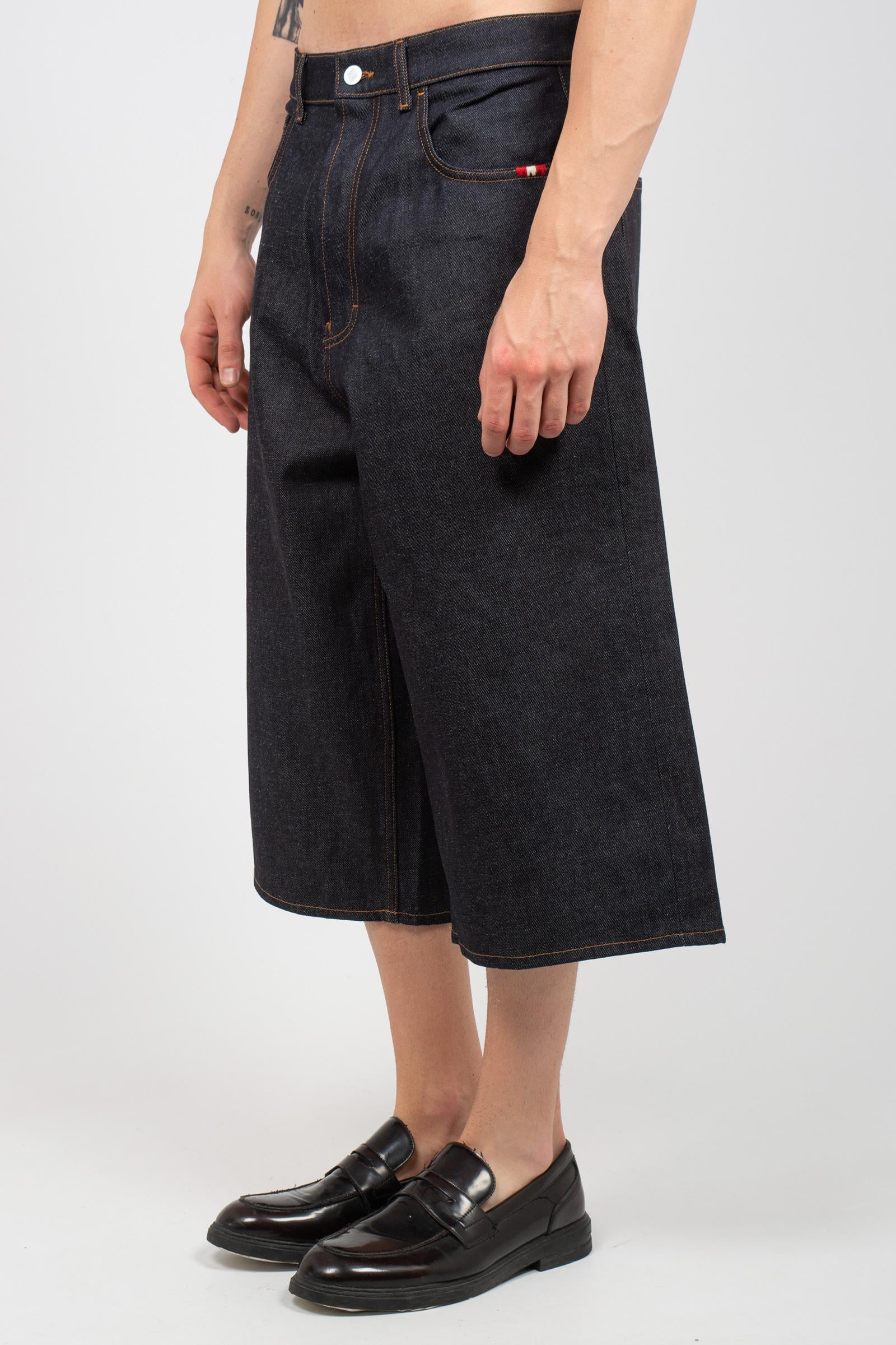 bermuda in denim 'huge' AMU155D5700000 C0999 AMISH 