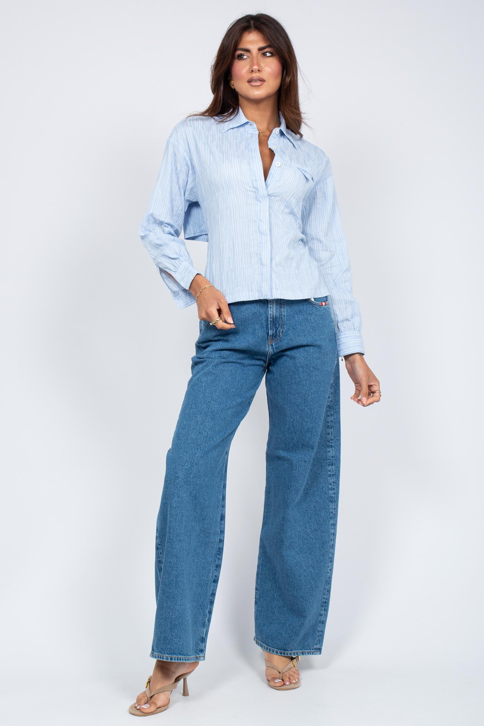 denim danielle in cotone AMD115D7430111 C0999 AMISH 