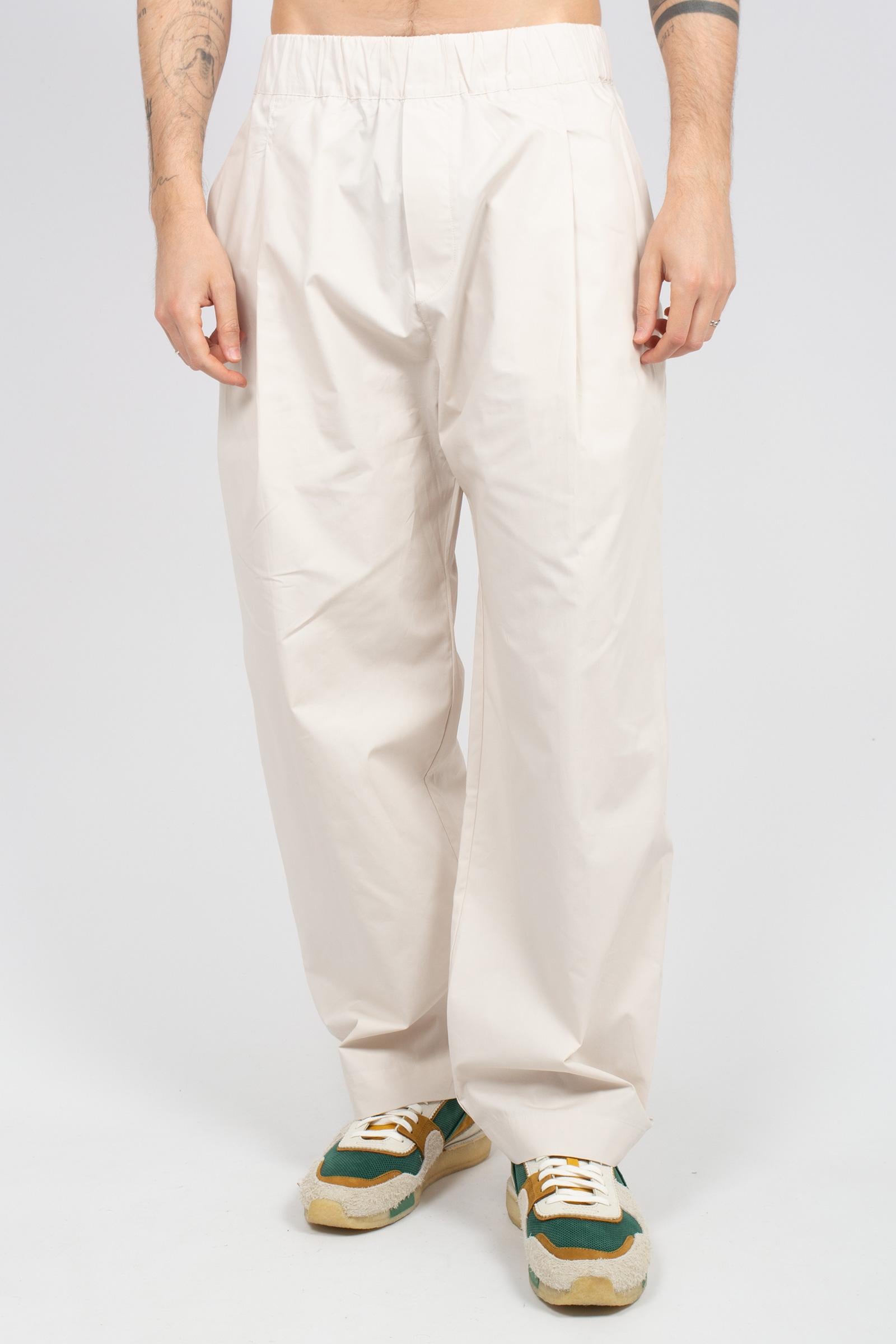 jogger in popeline di cotone S6PKMAPA004 013 A PAPER KID 