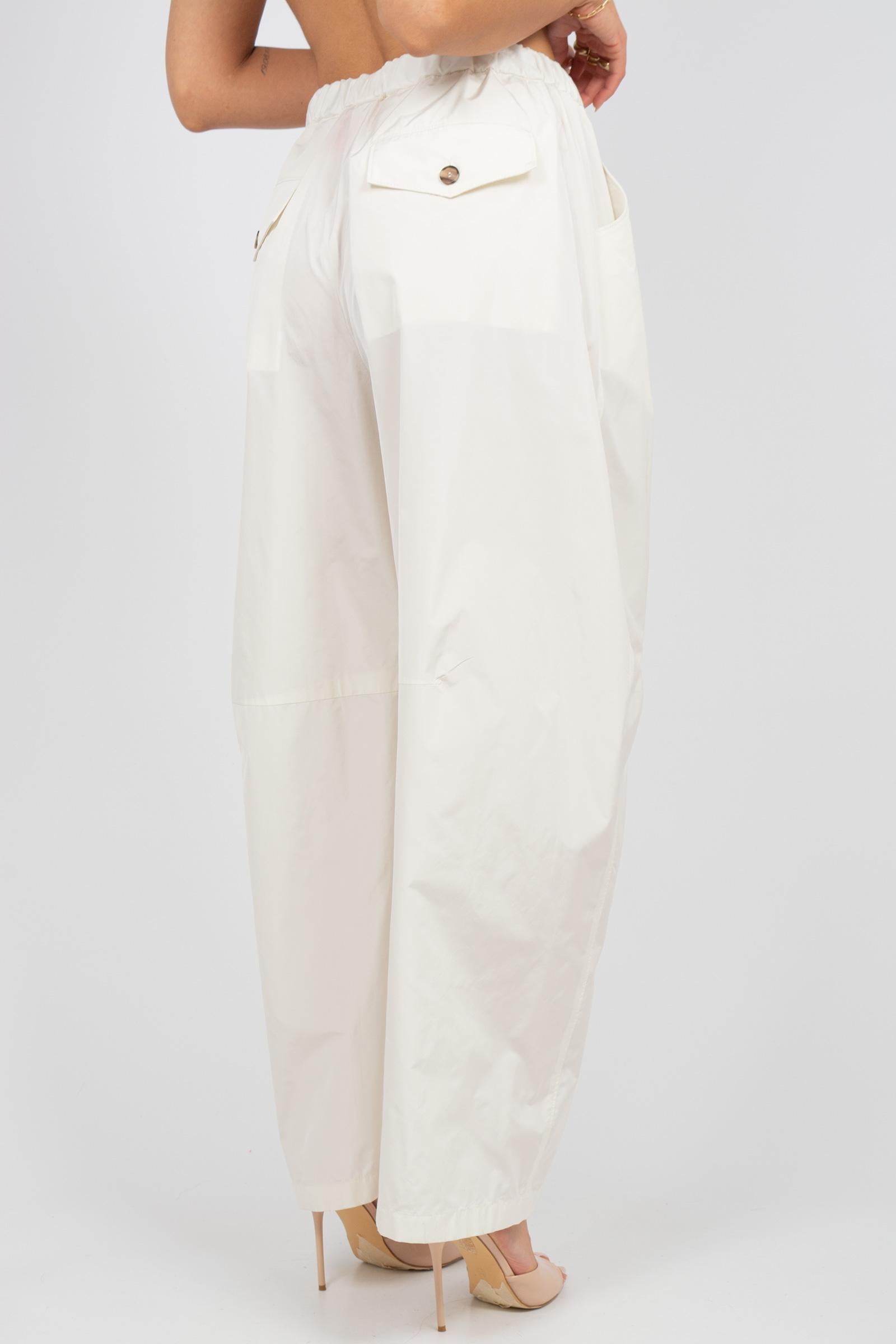 pantalone in taffeta 26SMCP25626SPL138 03001 MAISON COGO 