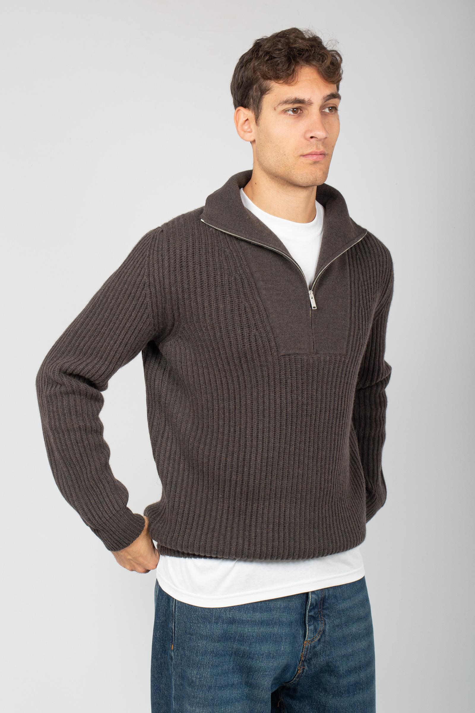 mezzo collo con zip in misto lana e cashmere TL4SPZ010ICH 44MG0190 PT TORINO 