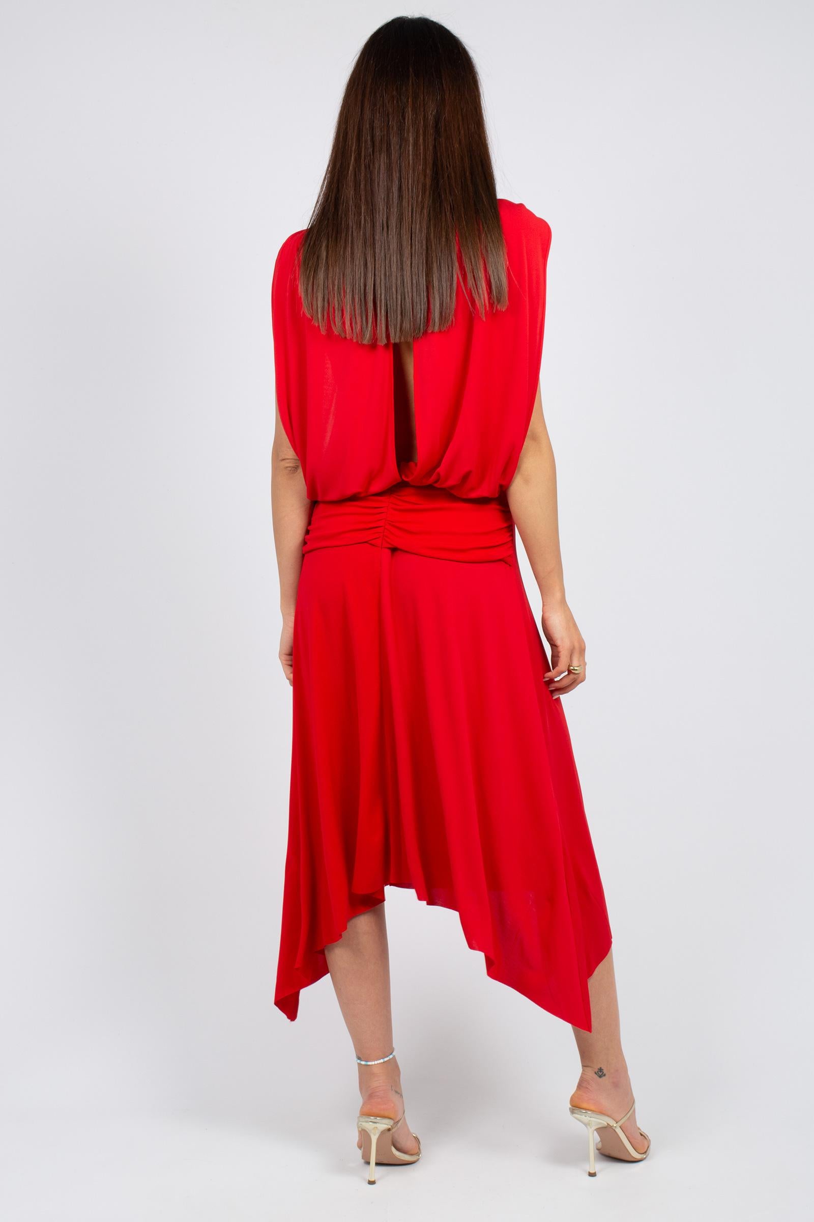 abito in jersey di viscosa 'pamela' S6SQ17 D10 SEMICOUTURE 