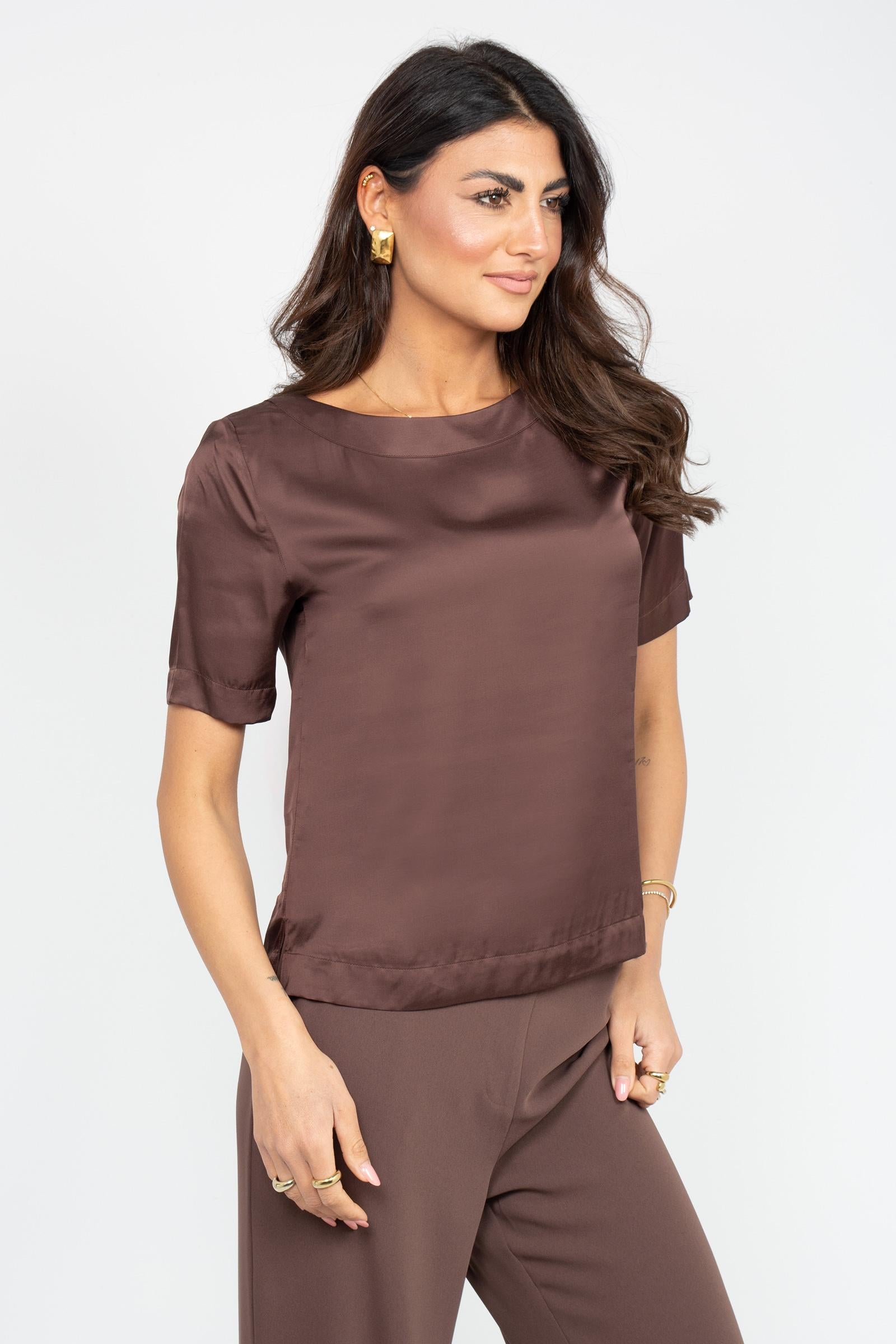 blusa in viscosa 261M1122 064 MAIDA MILA 
