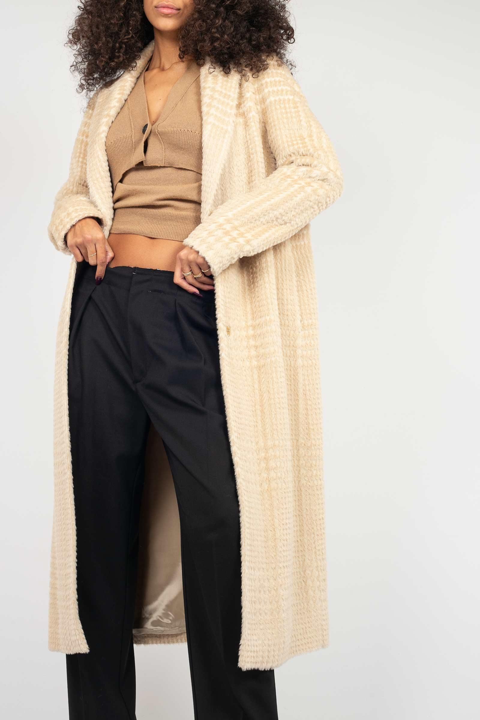 cappotto in alpaca pied de poule 9300264319 874 TARDIA 