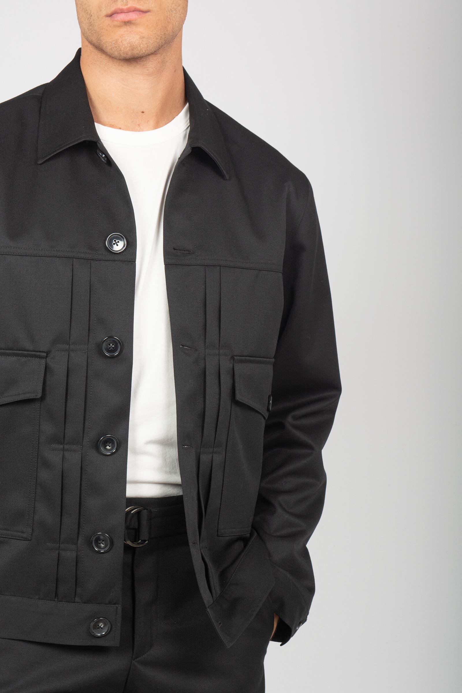 giacca cin riprese in gabardine di lana TL2FBK120TOR SD740990 PT TORINO 