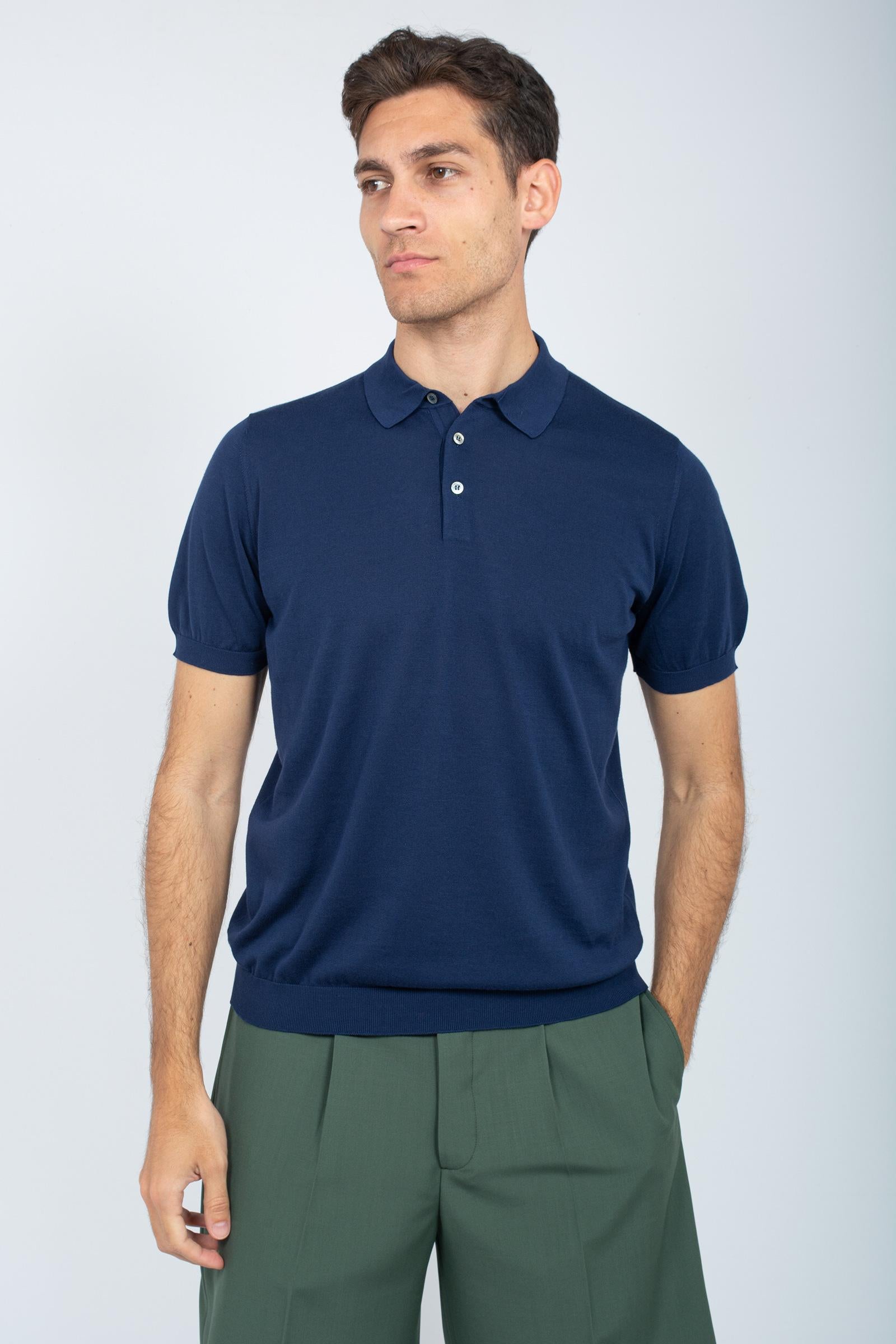 polo in cotone unito D0GN202 770 DRUMOHR 