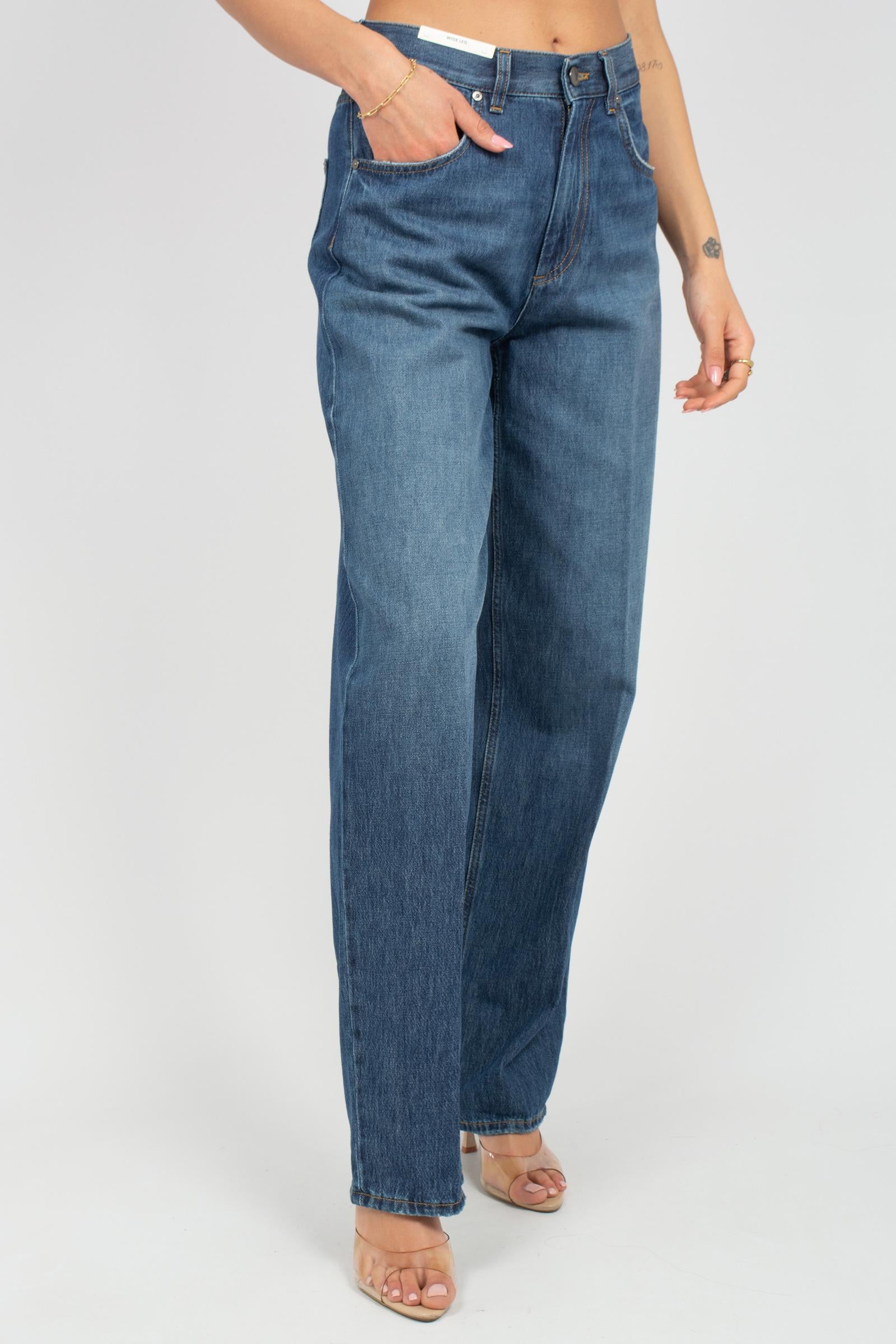 jeans in cotone 'megan fit' C1VPMGZ0 CA5620MN28 PT TORINO DENIM 