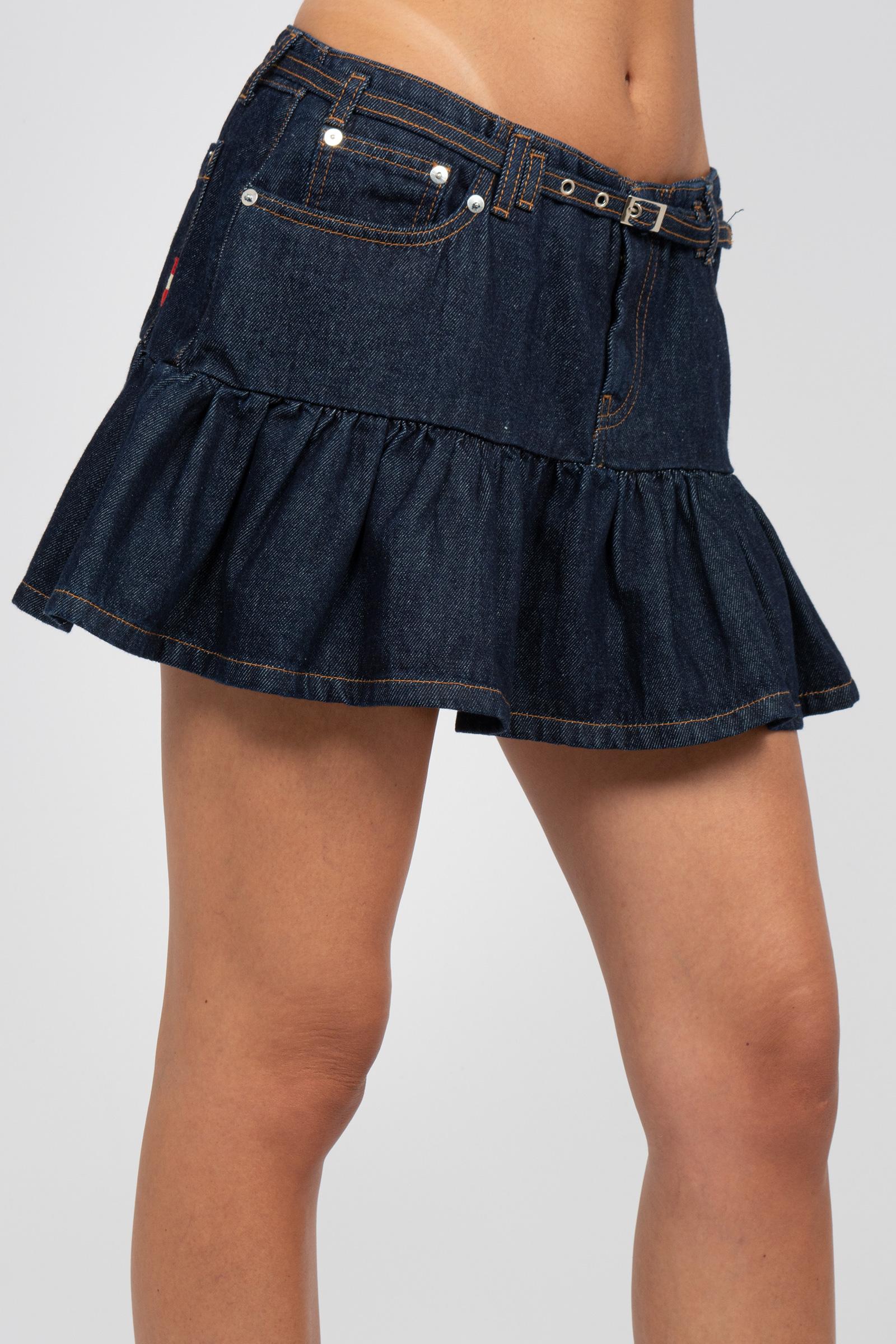 minigonna in denim AMD178D3800021 C0999 AMISH 
