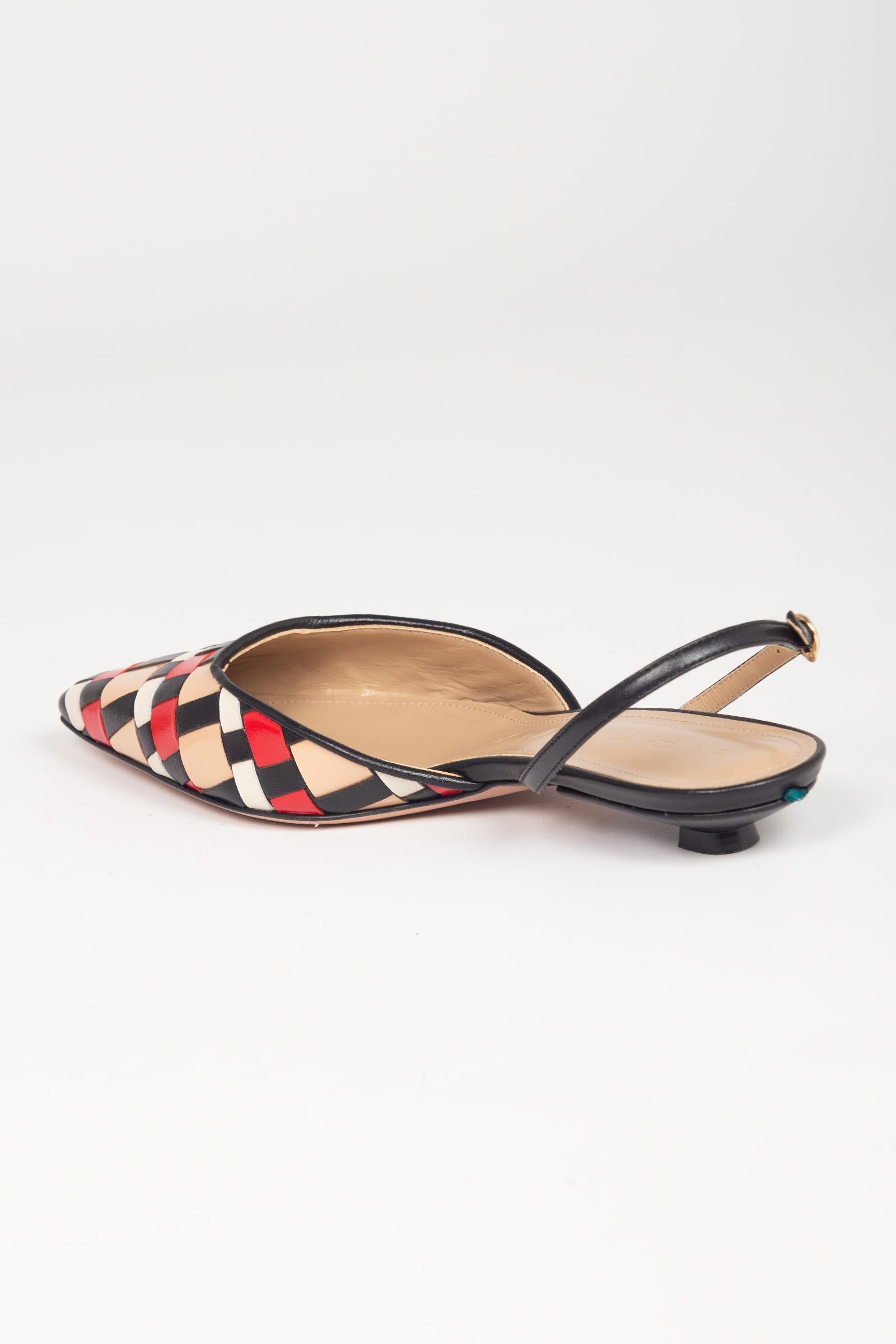decollete 100mm in nappa intrecciata AB2925 NEROSAVCALF A.BOCCA 