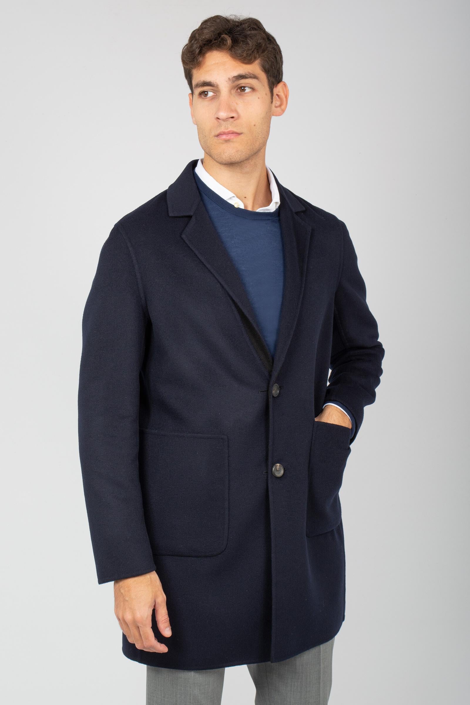 cappotto uomo in lana vergine 'loro piana capolavoro' 12000763203 9897 TARDIA 