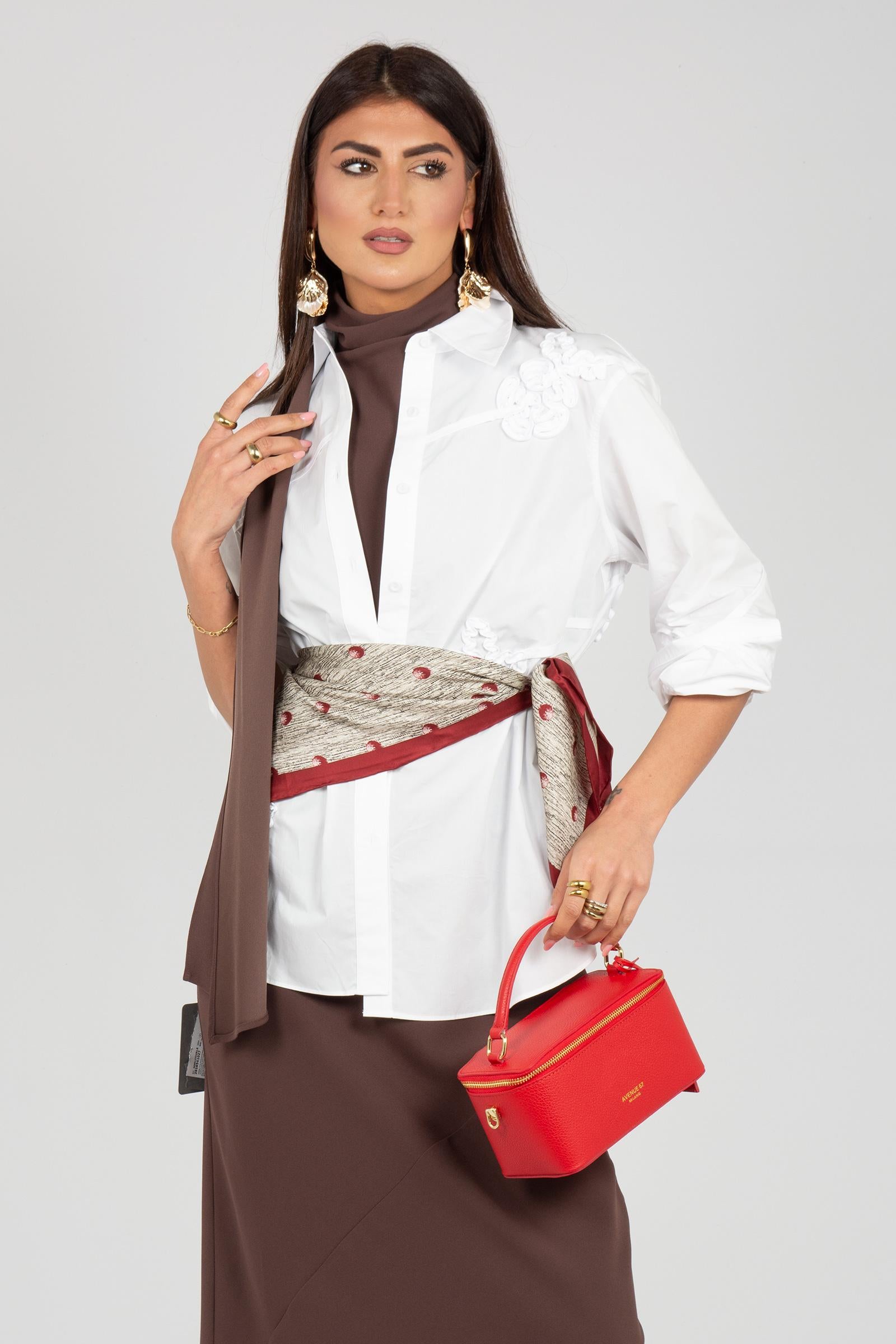 beauty in nappa martellana 'iman' IMANDOLLARO ROSSO AVENUE 67 