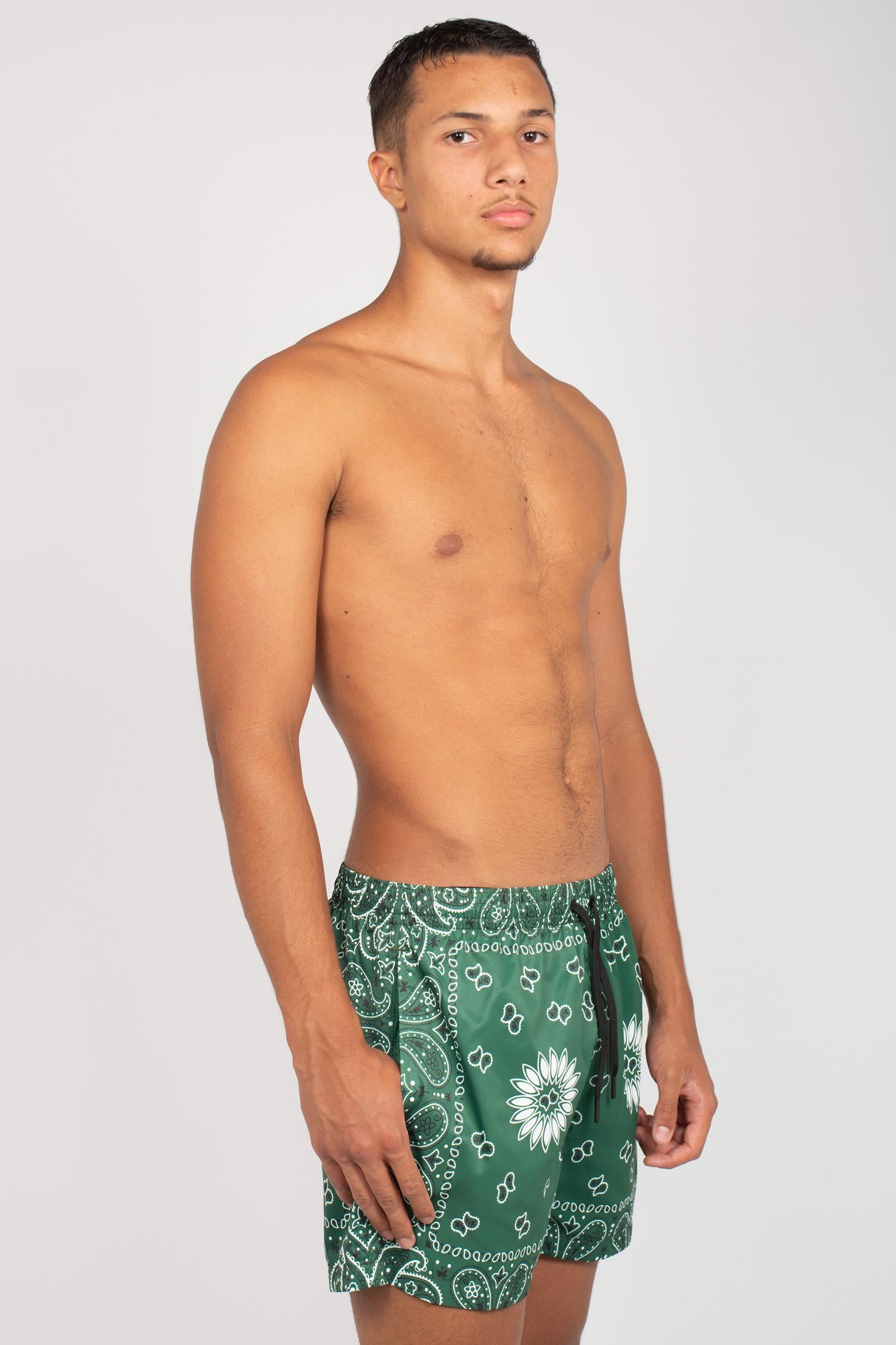 boxer mare stampato 'saint vincent' SVNPRINT25 BANDANAVERDE MOVE BEACHWARE 