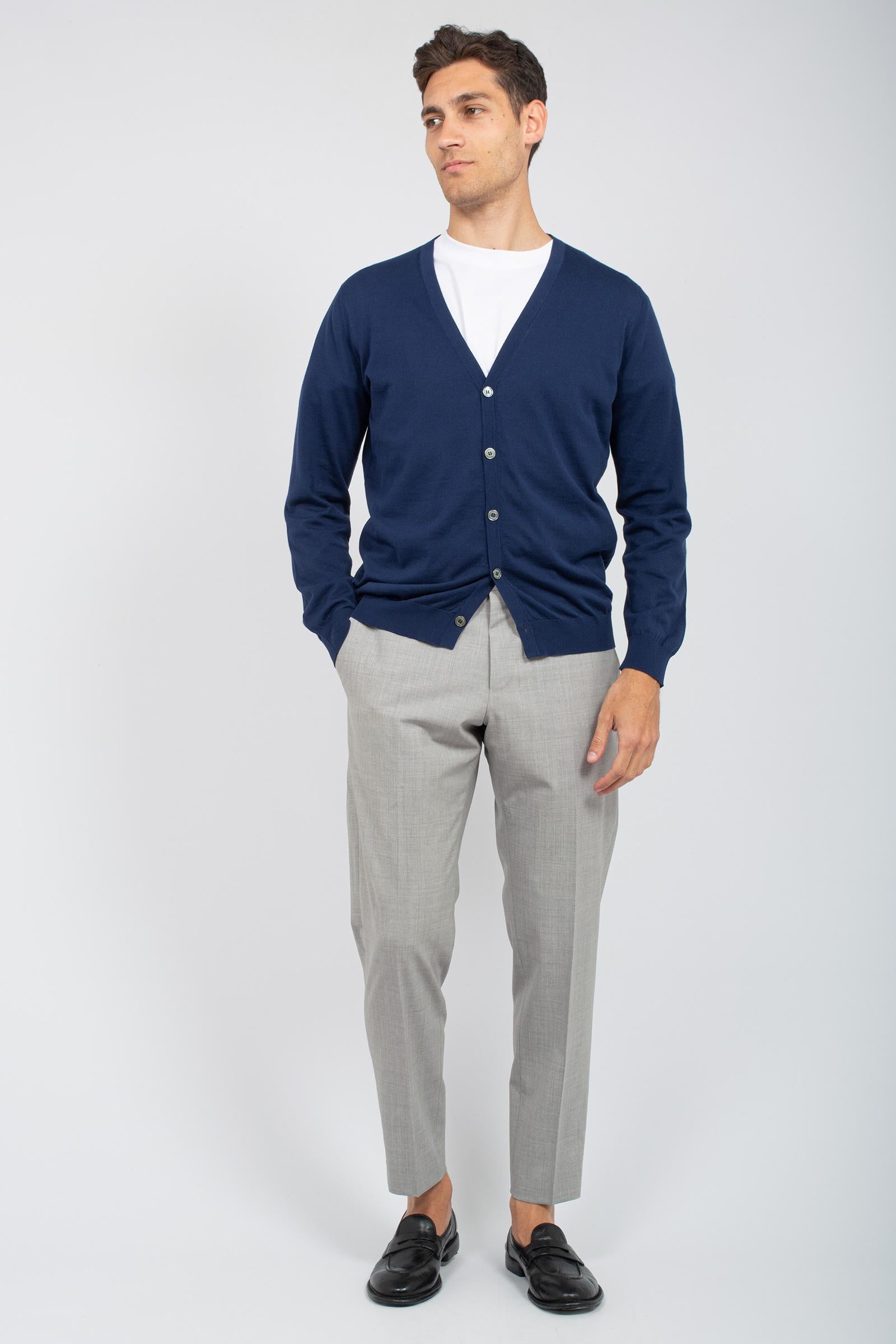 cardigan in cotone unito D0GN109 770 DRUMOHR 
