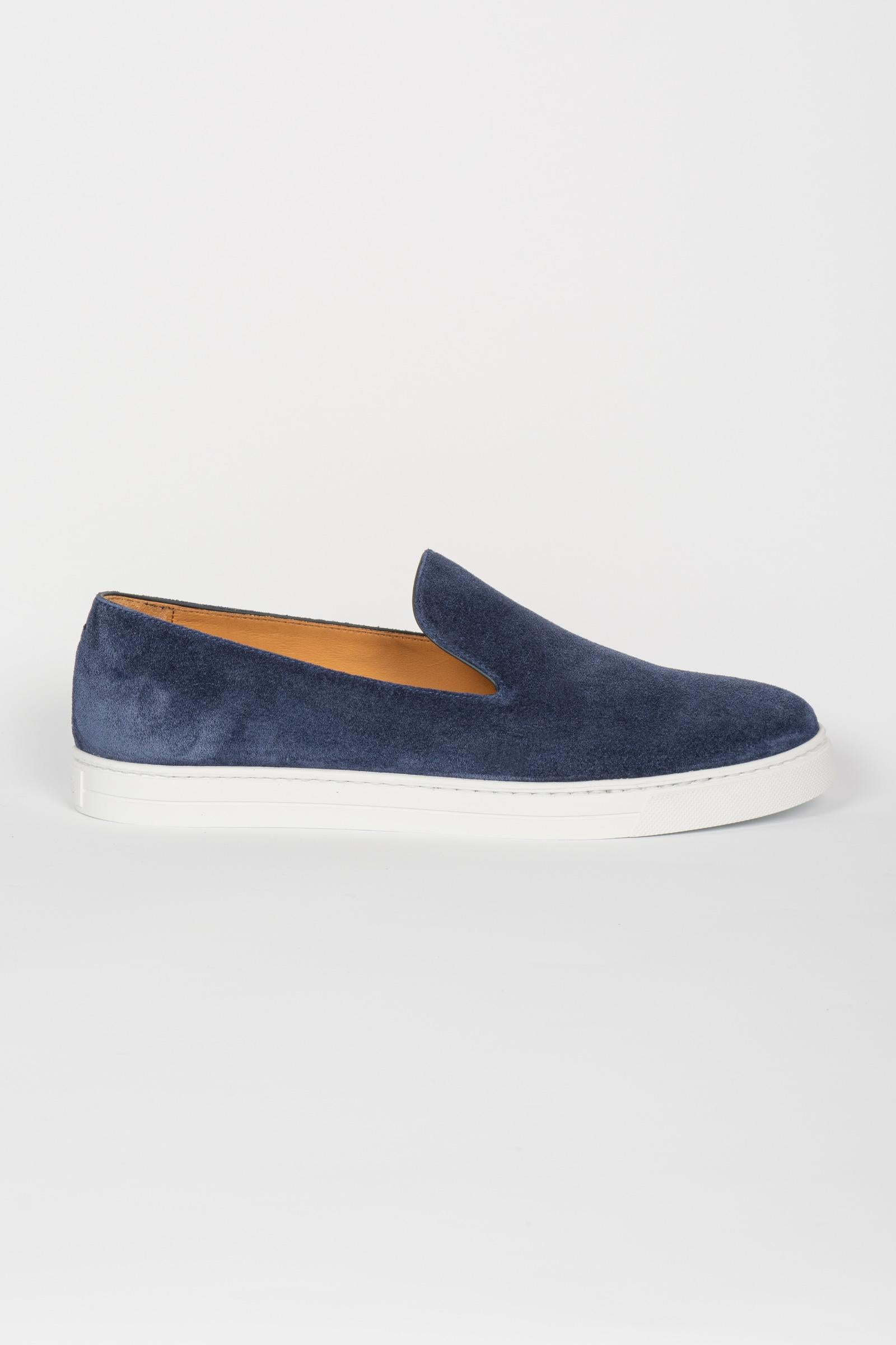 mocassini in suede 29002FLORENCE BLUETTE LO.WHITE 