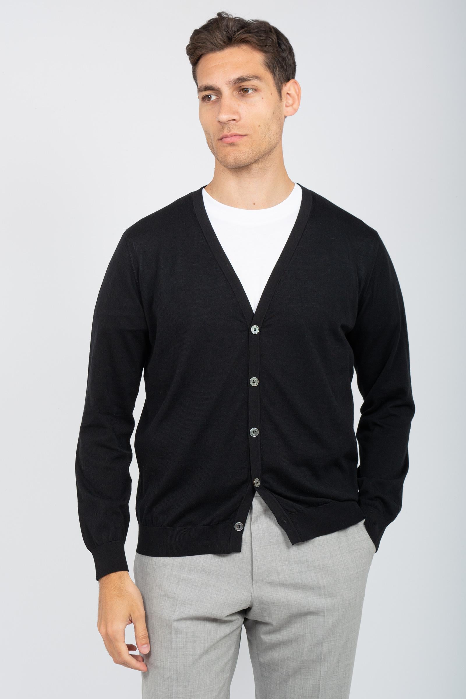 cardigan in cotone unito D0GN109 690 DRUMOHR 