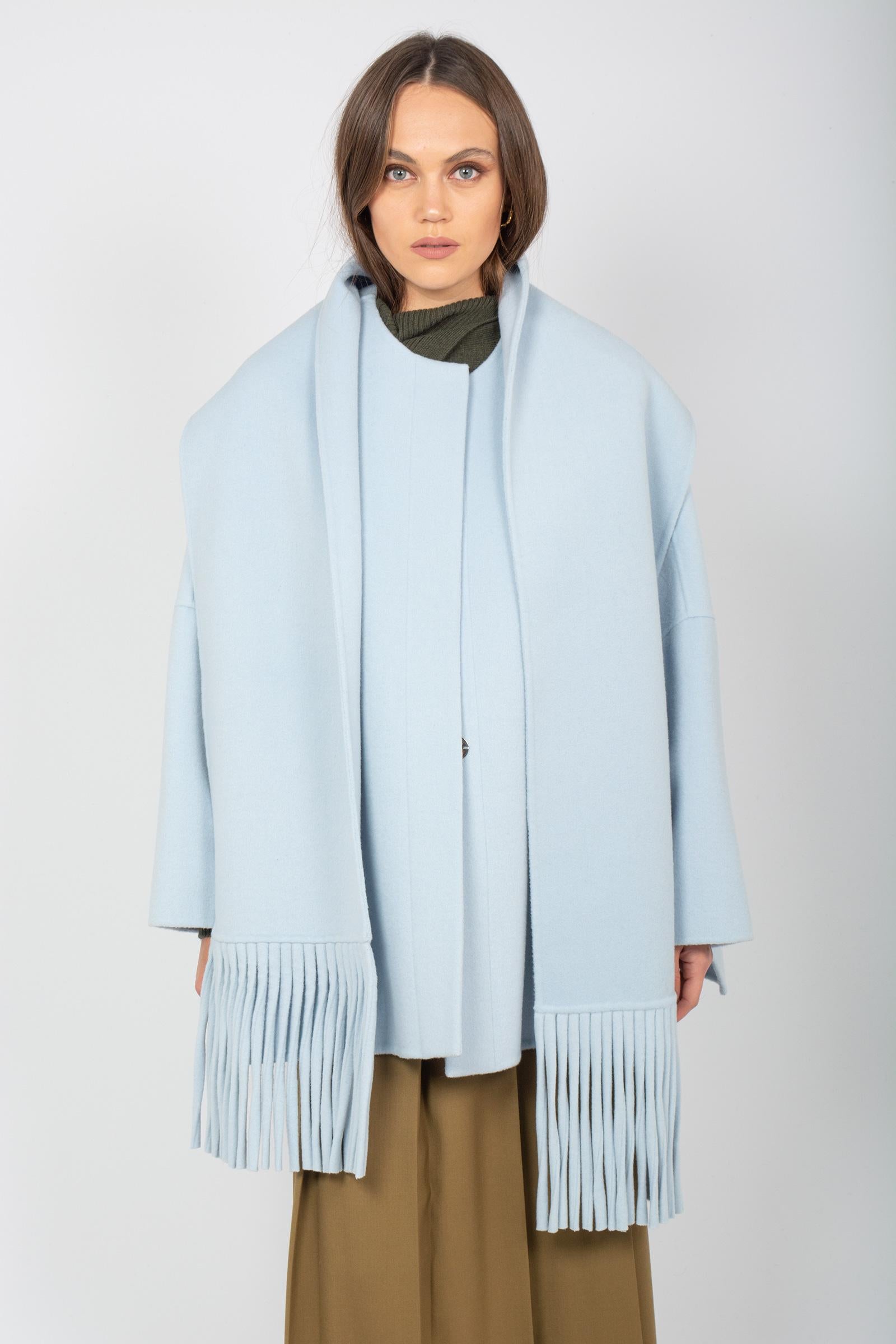 sciarpa in panno di lana R013EY2 00031 ERMANNO - ERMANNO SCERVINO 