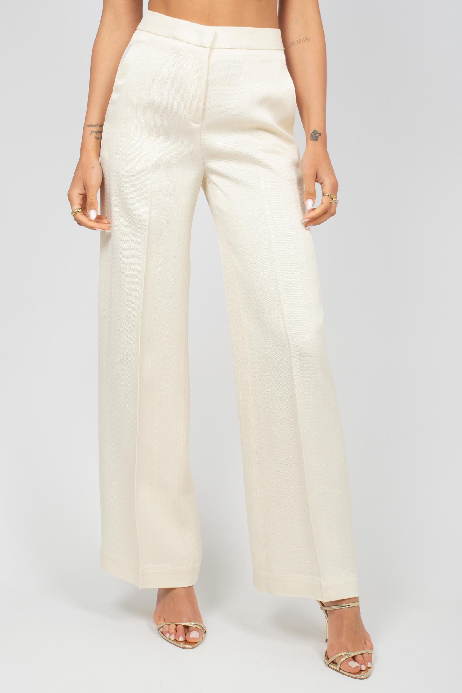 pantalone in viscosa 'marlee' Y6SQ06 A38 SEMICOUTURE 