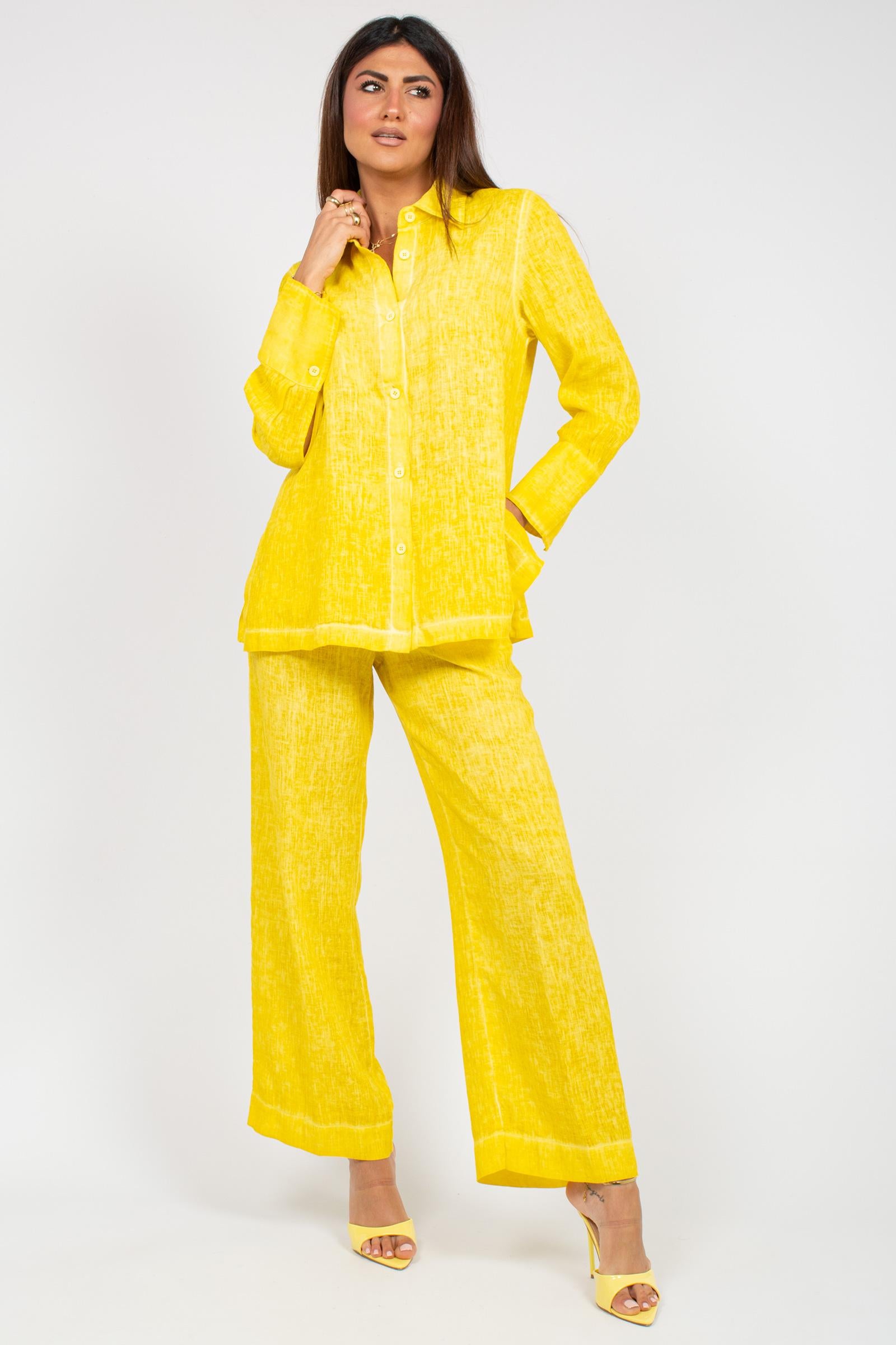 pantalone in lino S1341597 222 ANNA SERAVALLI 