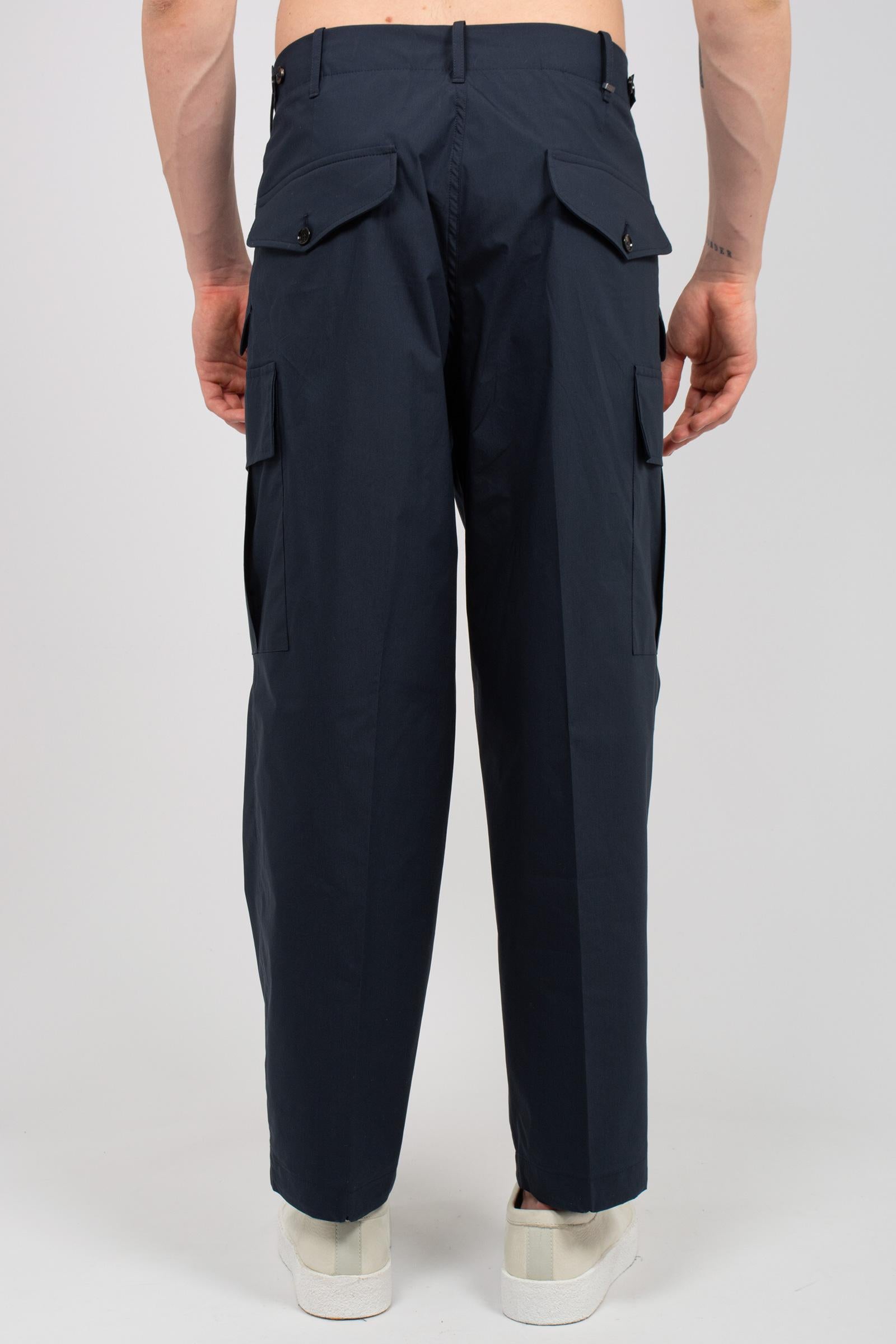 pantalone cargo in misto cotone 'kyoto' KYOTODAS26 BLU BE ABLE 