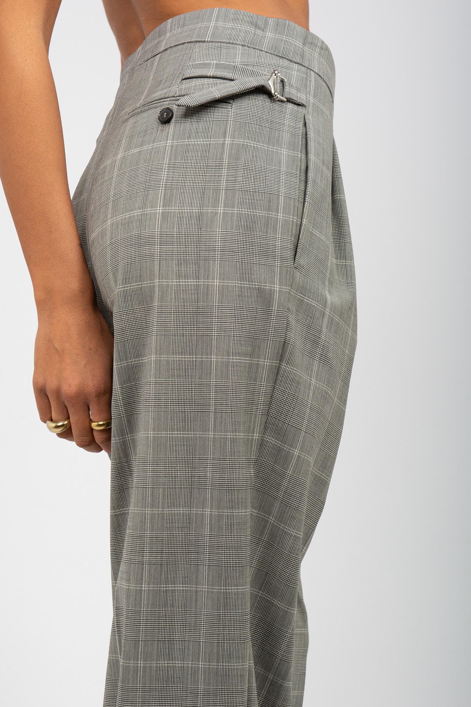 pantalone in principe di galles M1F0058 PANNA SOLOTRE 