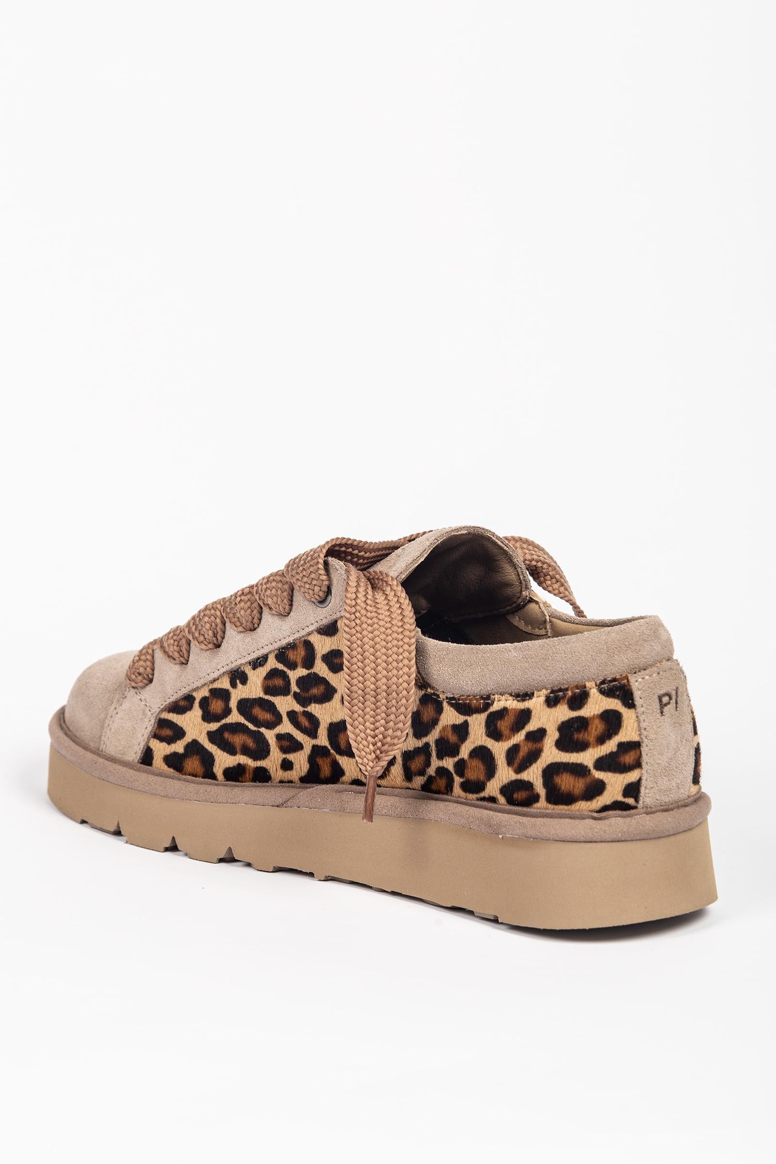 sneakers in calf e suede leopard 'p007' P007W0030181 Y005 PANCHIC 