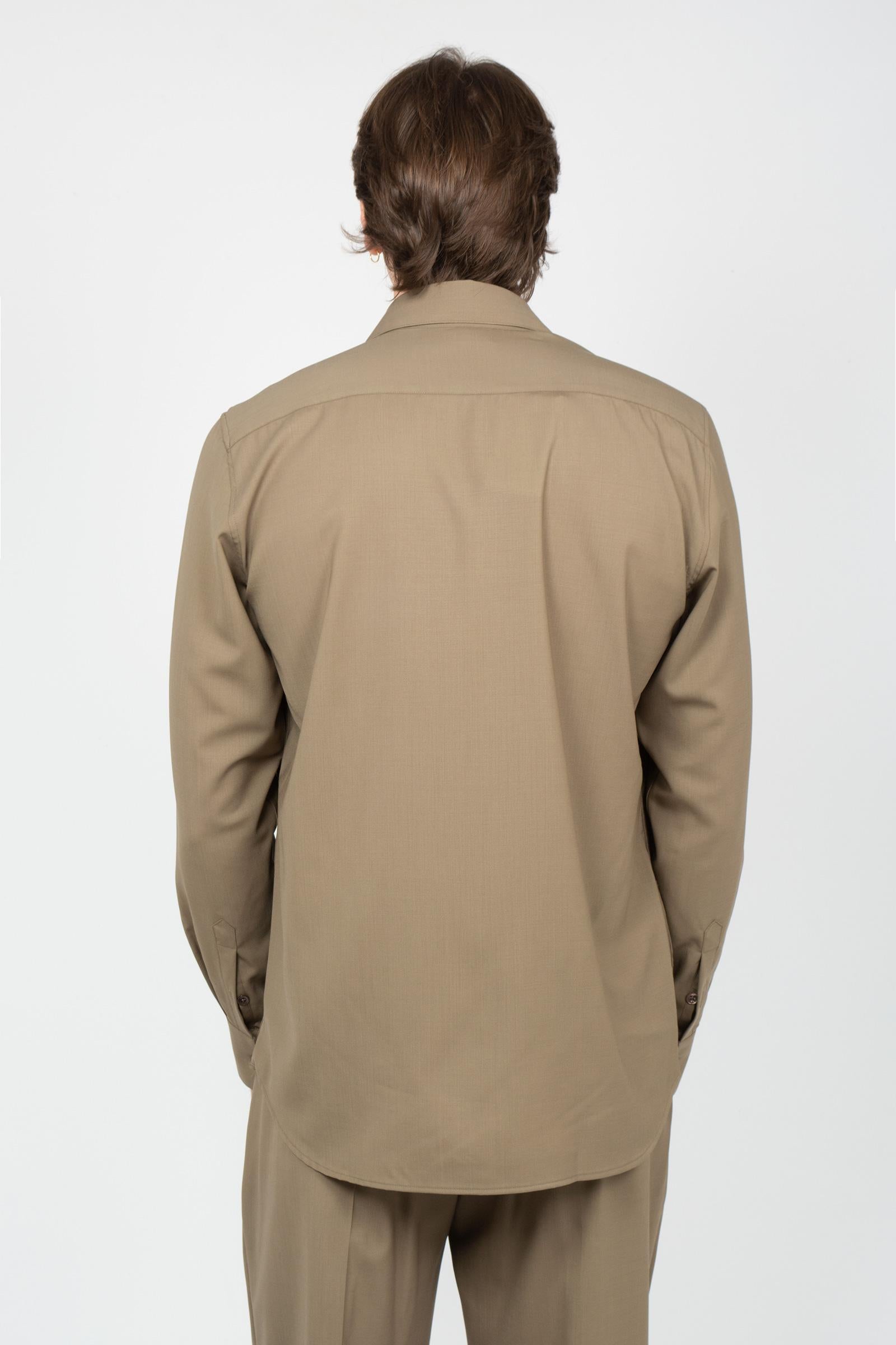 camicia oversize con bottoni in madreperla TL6SIT050RBO ZI560130 PT TORINO 