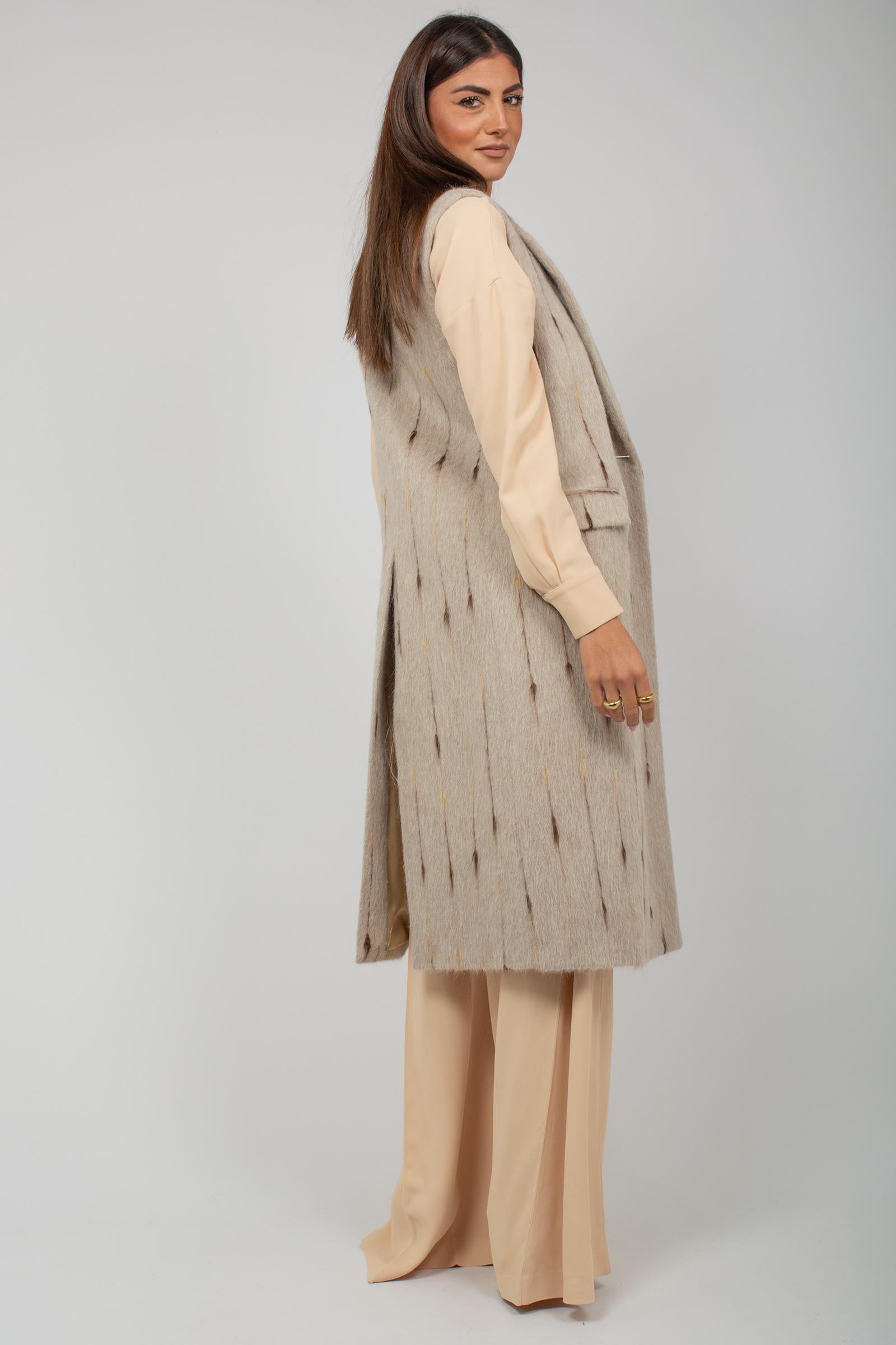 gilet in alpaca LG758ACR R01 DRUMOHR 