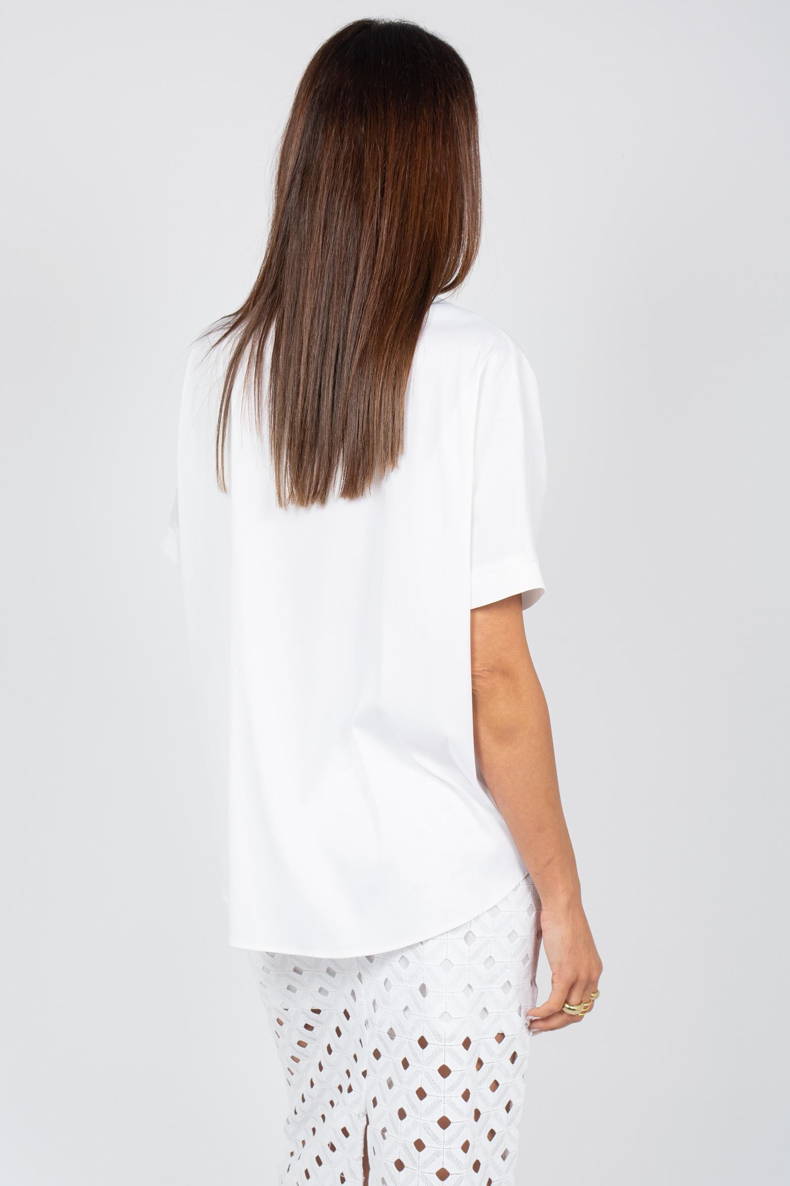 camicia in misto cotone 'pittura' 2616111029600 007 MM - MAX MARA 